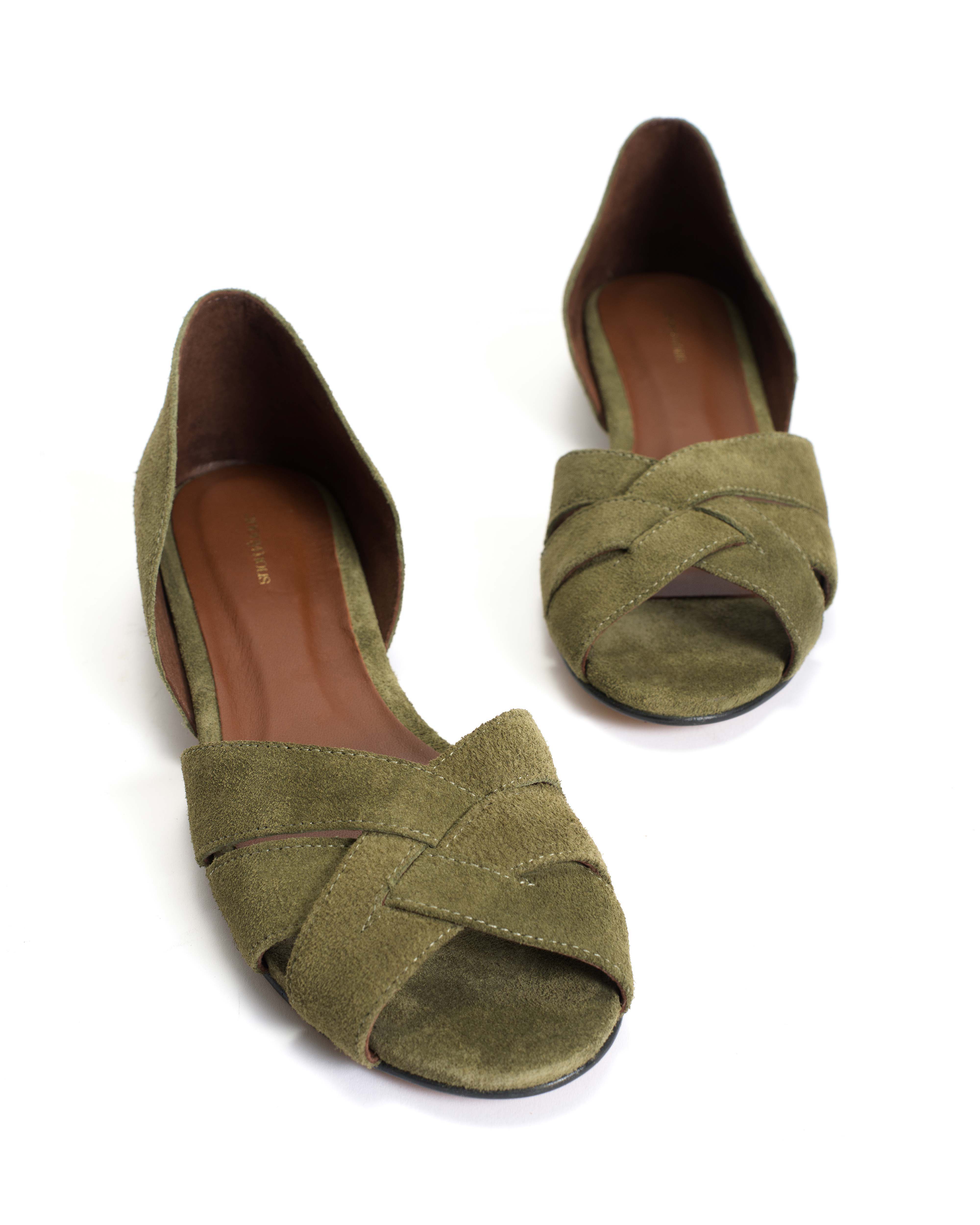 Sanni 20 Calf suede Olive green - Image 6