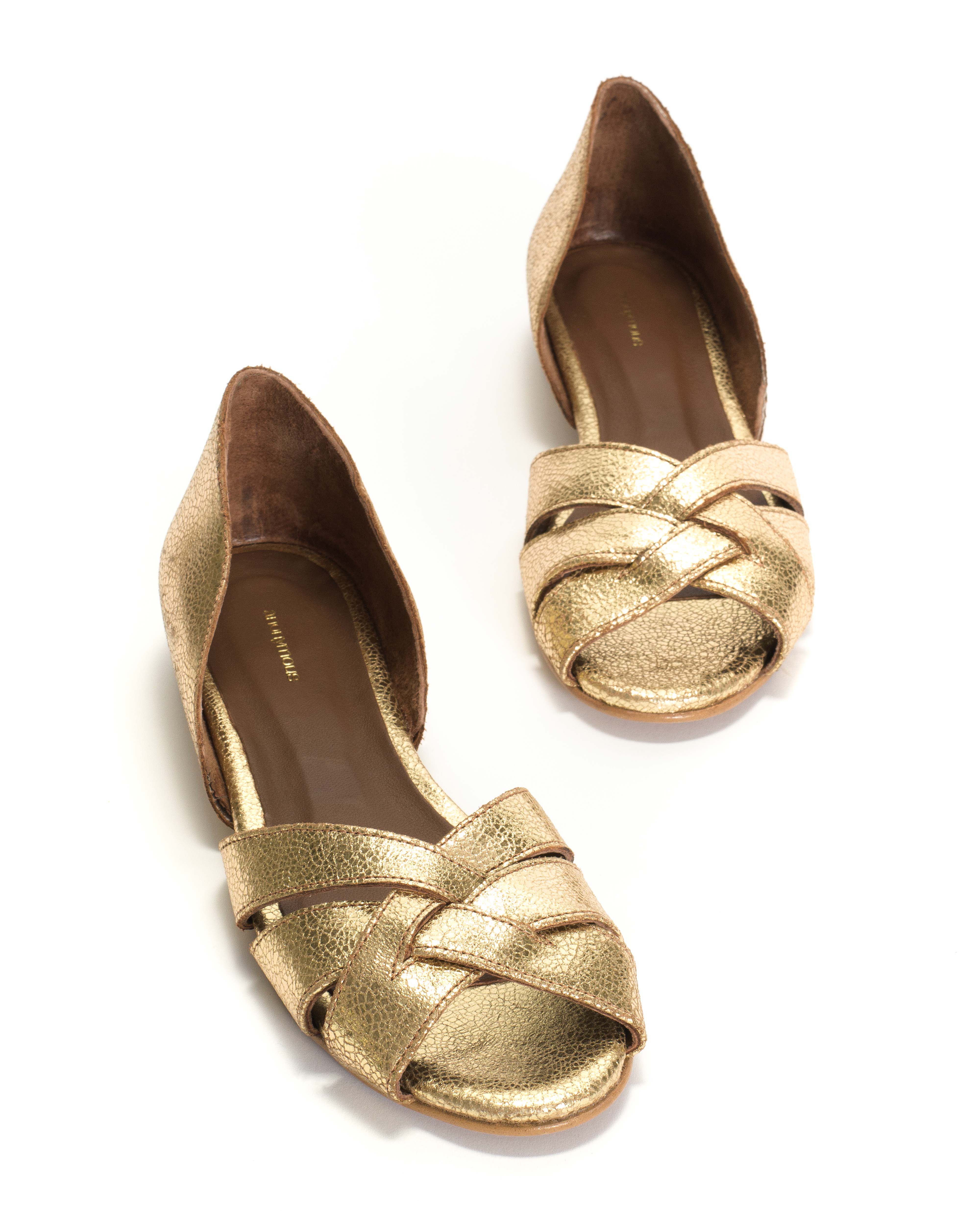 Sanni 20 Crackled metallic goat Gold - Image 6