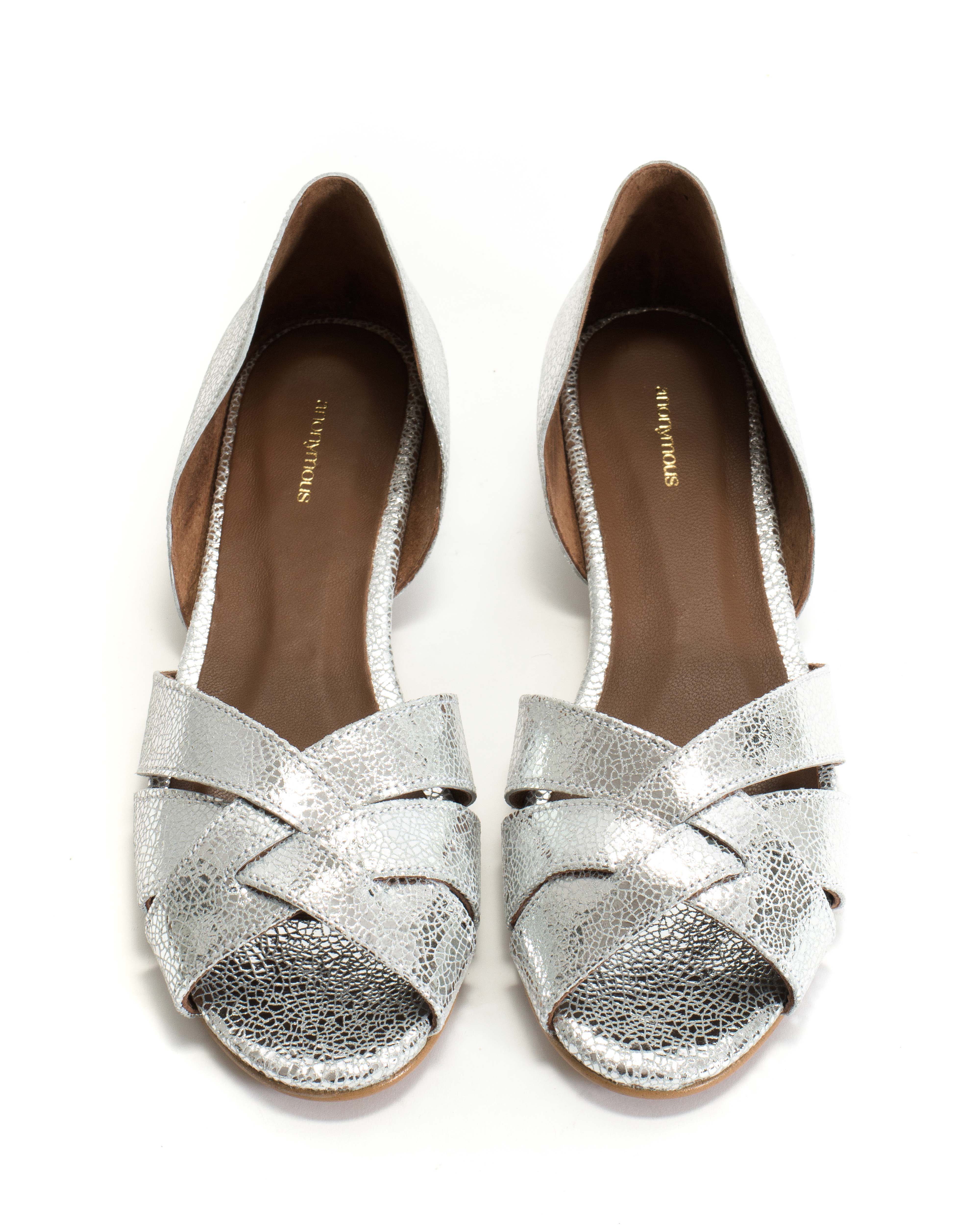 Sanni 20 Crackled metallic goat Silver - Image 4