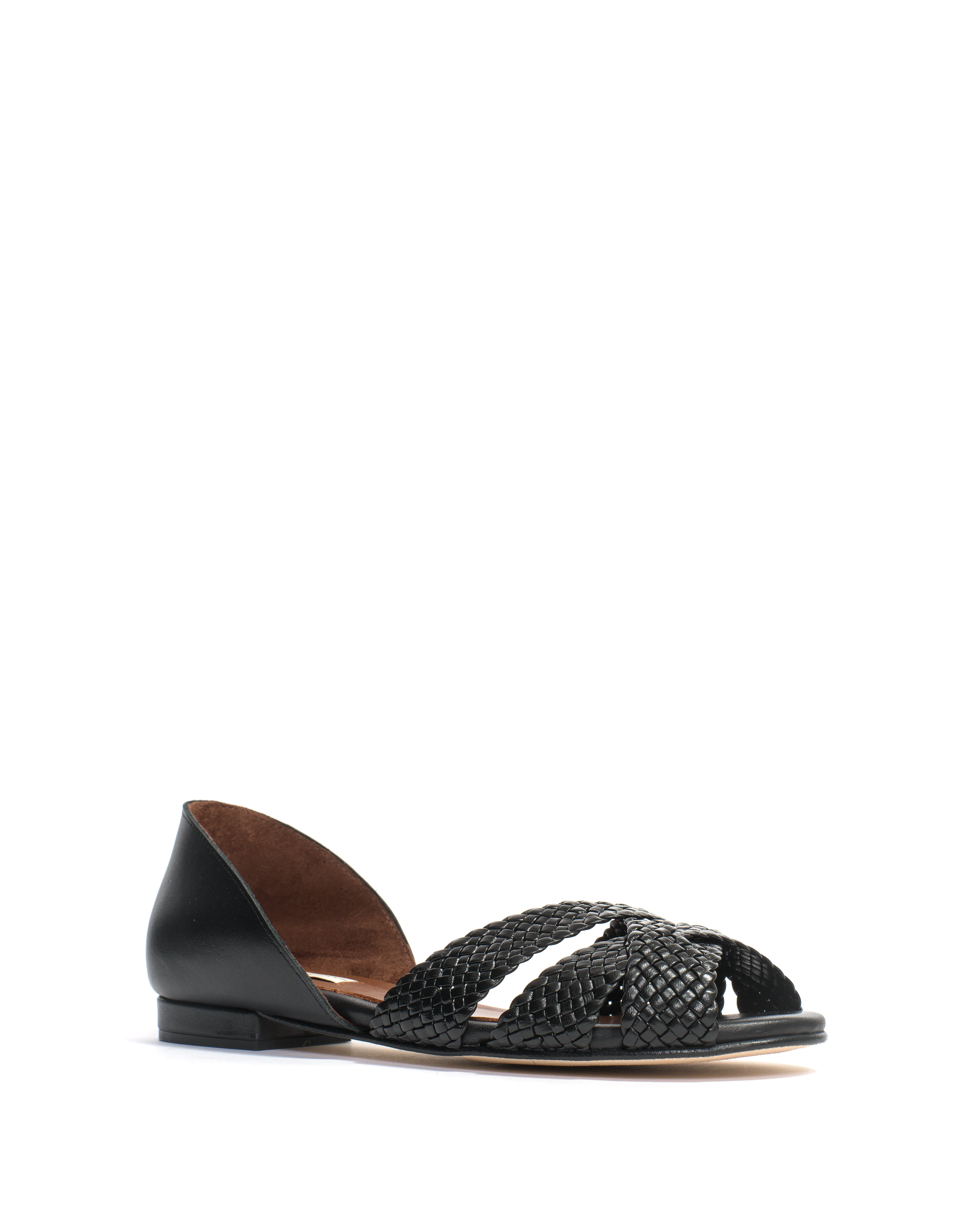 Sanni 20 hand-braided Hand-braided leather Black - Image 2