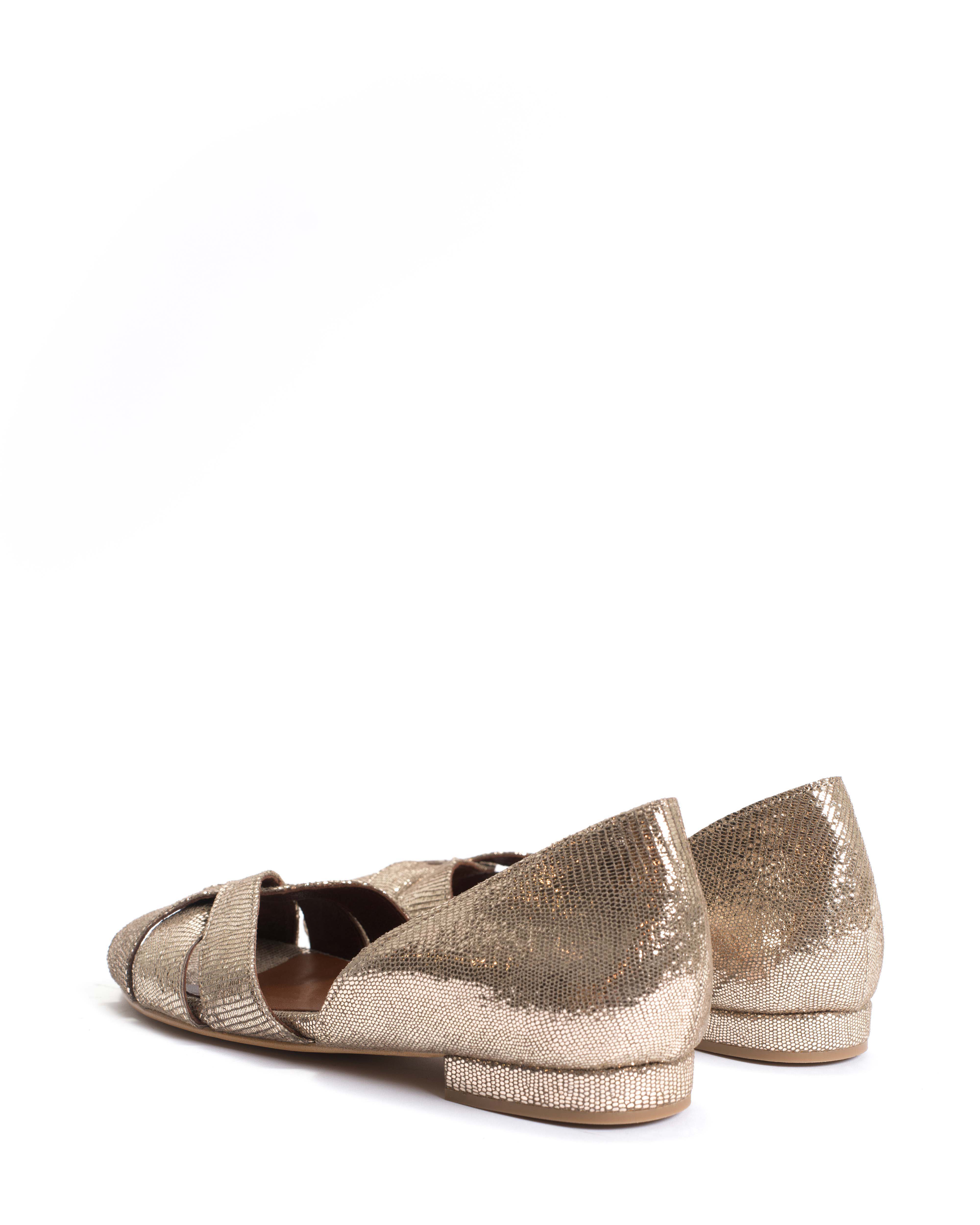 Sanni 20 Lizard metallic goat Vintage champagne - Image 5