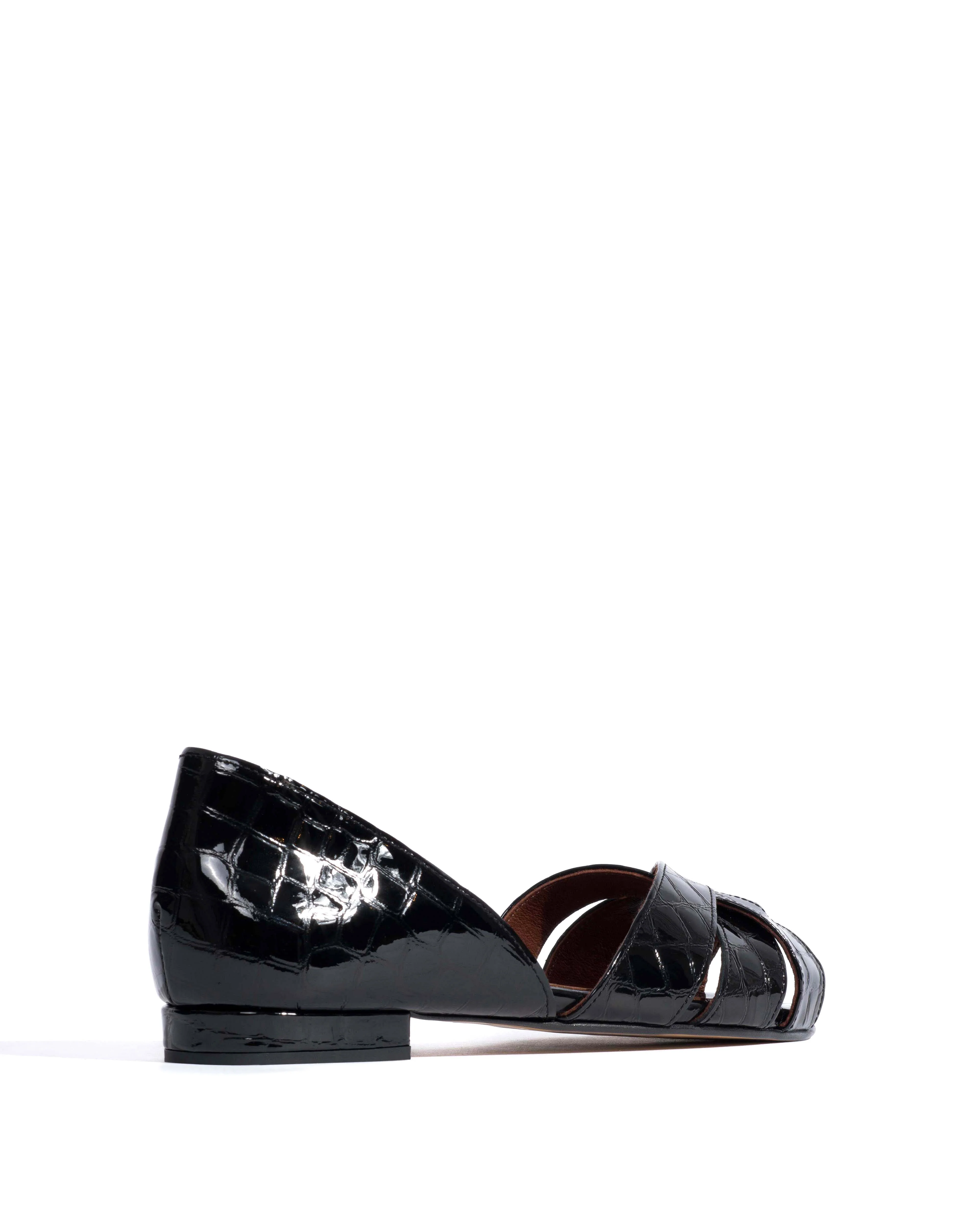 Sanni 20 Polished croco calf Black - Image 3