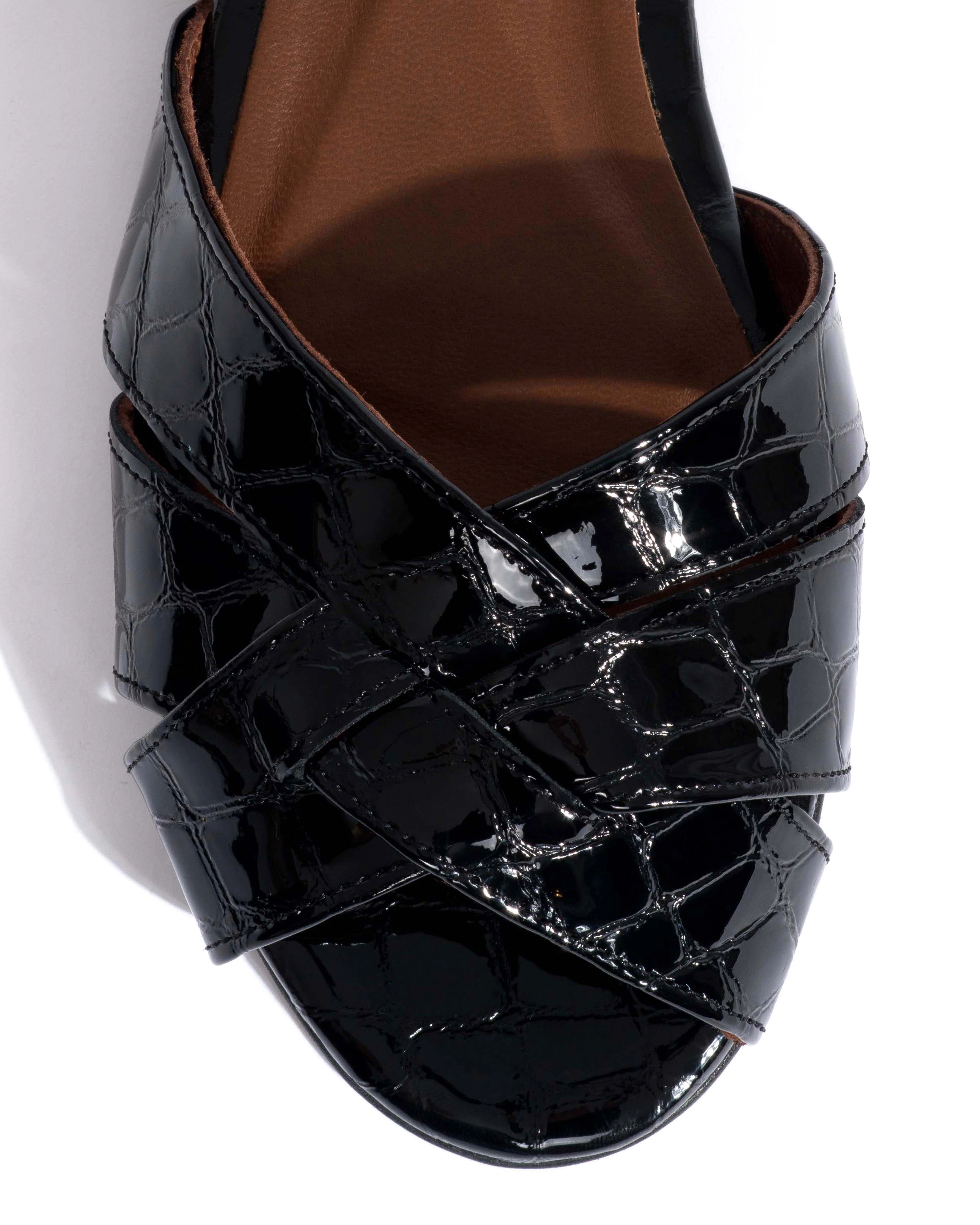 Sanni 20 Polished croco calf Black - Image 5