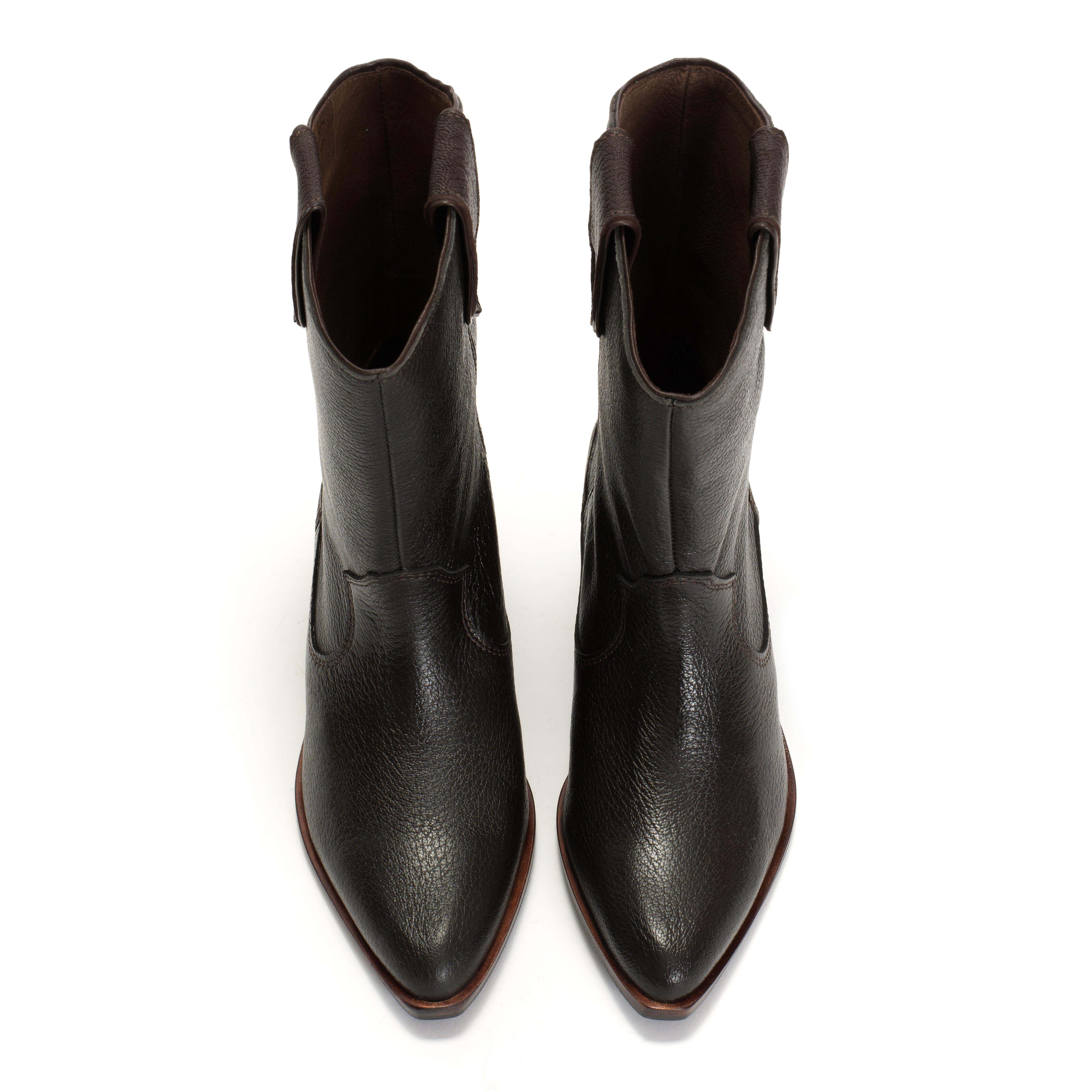 Saseline 35 Grained chevre goat Coffee brown - Image 4