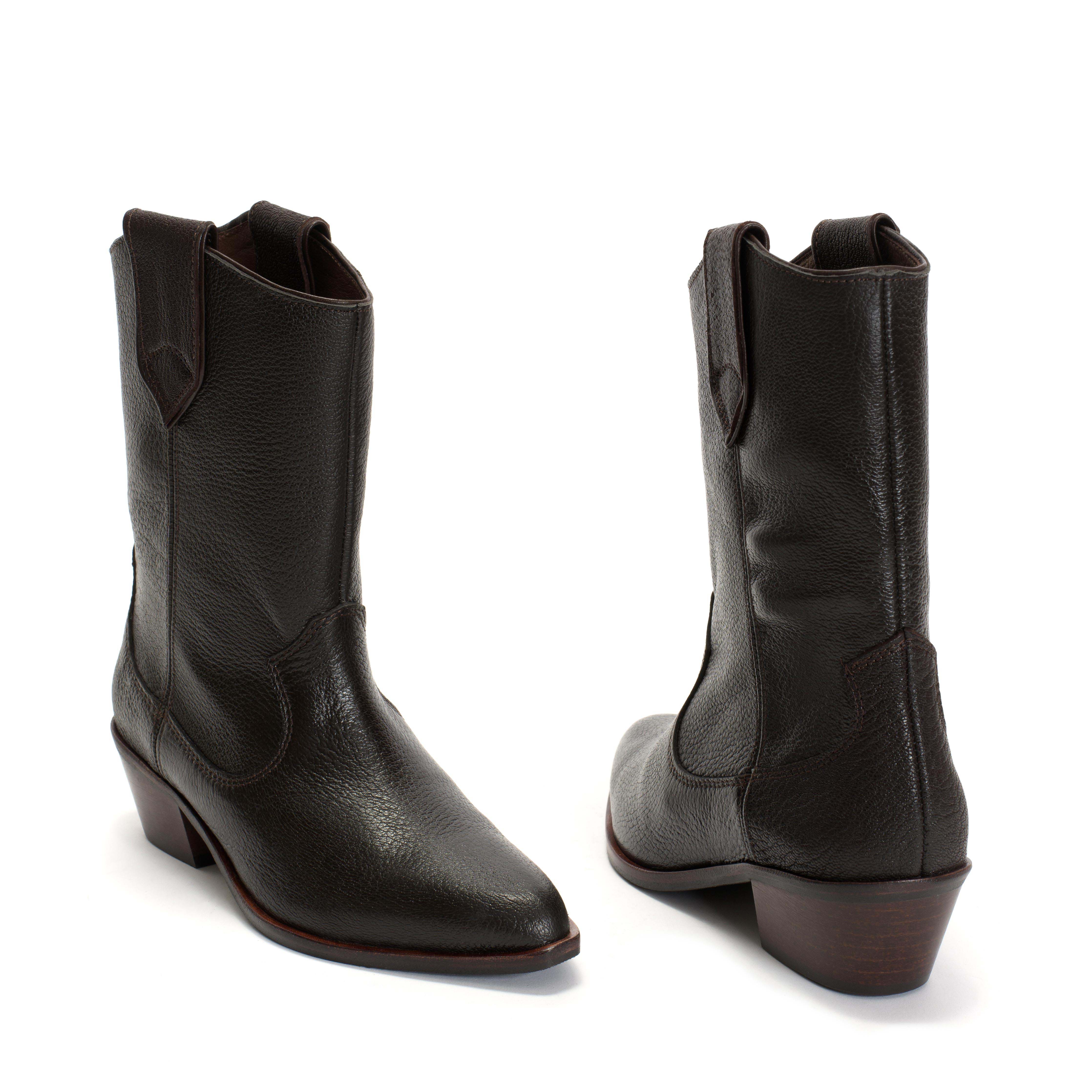 Saseline 35 Grained chevre goat Coffee brown - Image 6