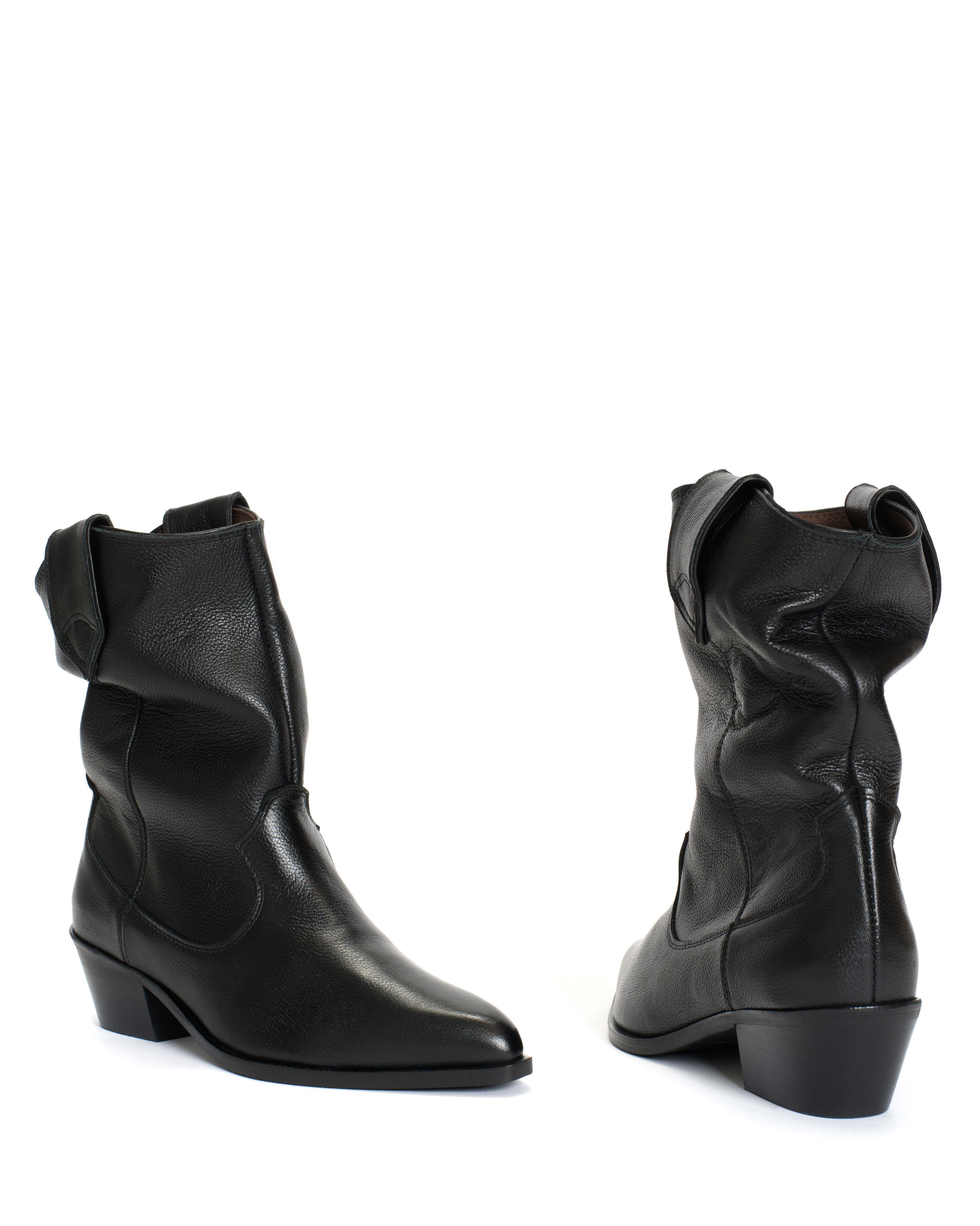 Saseline 35 Pebbled soft calf Black - Image 6