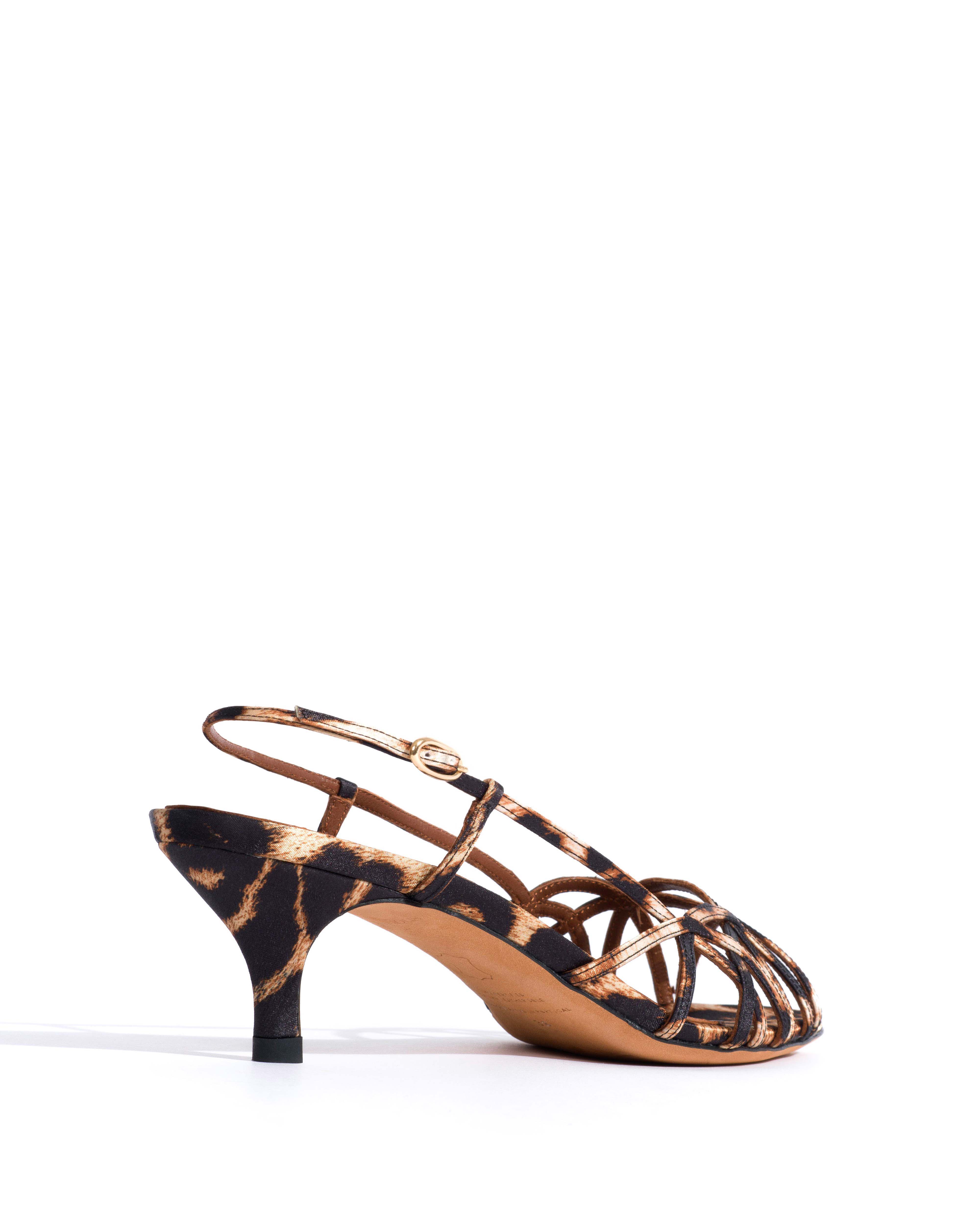 Scarlett 50 kitten Satin print Leopard - Image 4