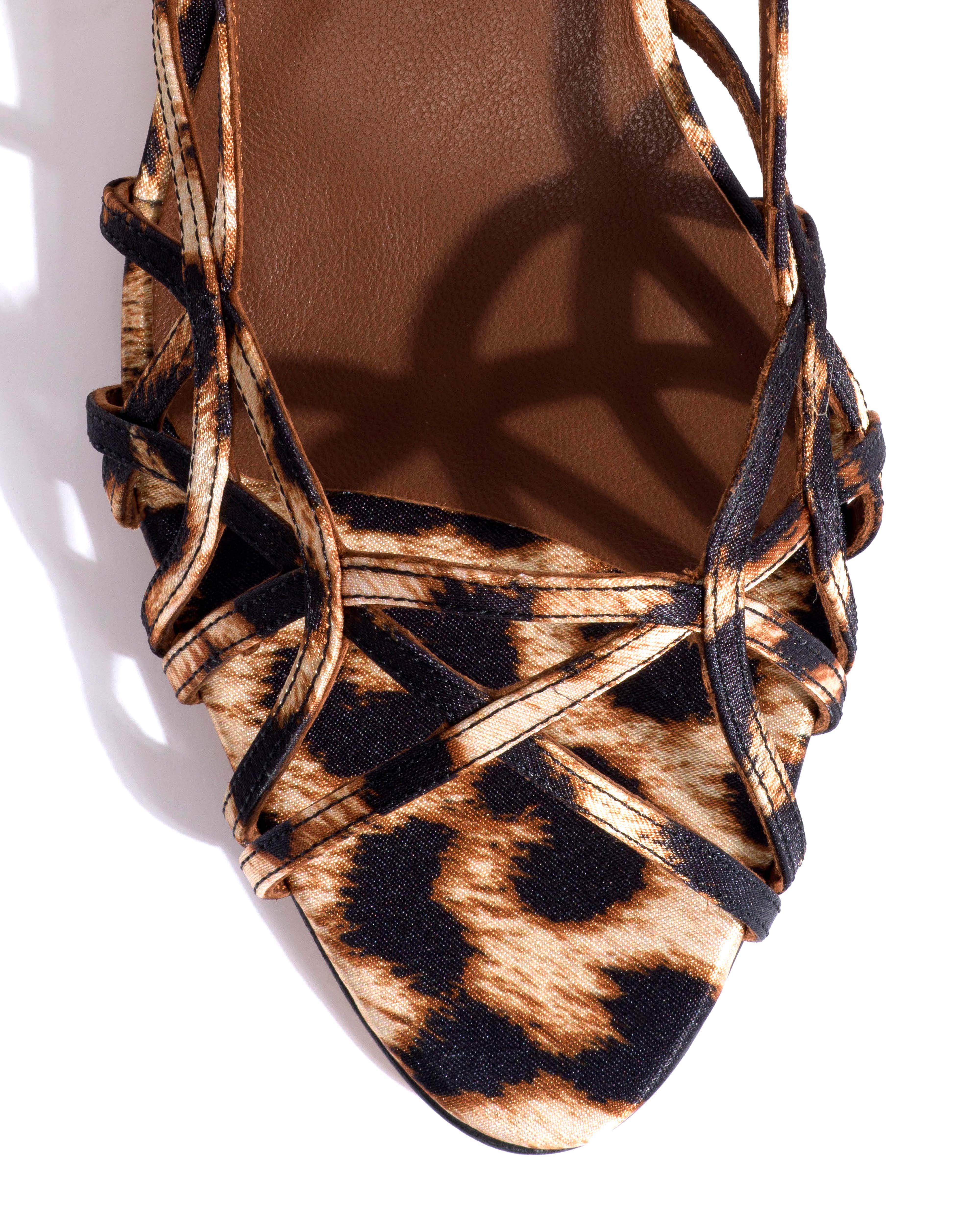 Scarlett 50 kitten Satin print Leopard - Image 6