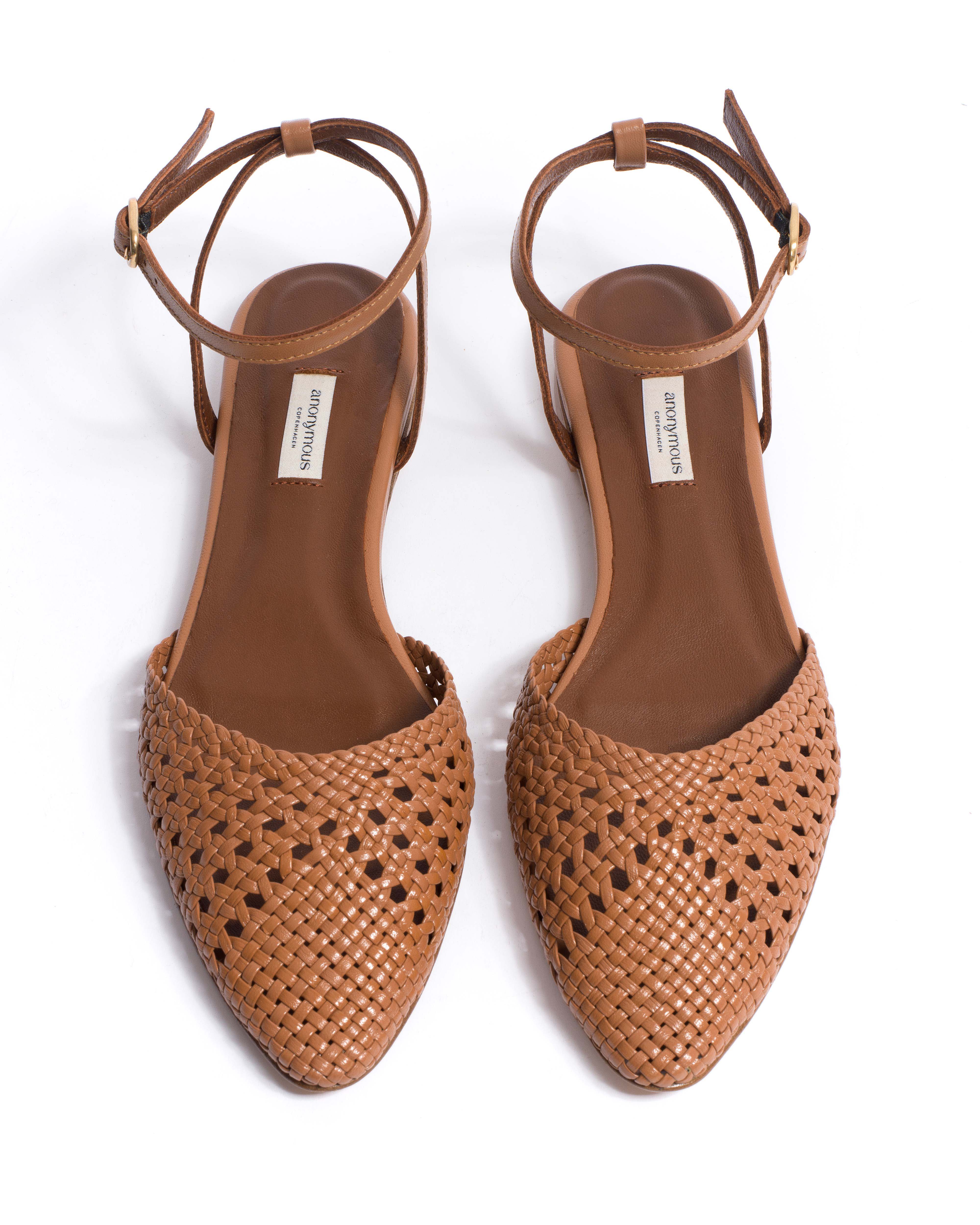 Senara 10 hand-braided Hand-braided leather Caramel - Image 4