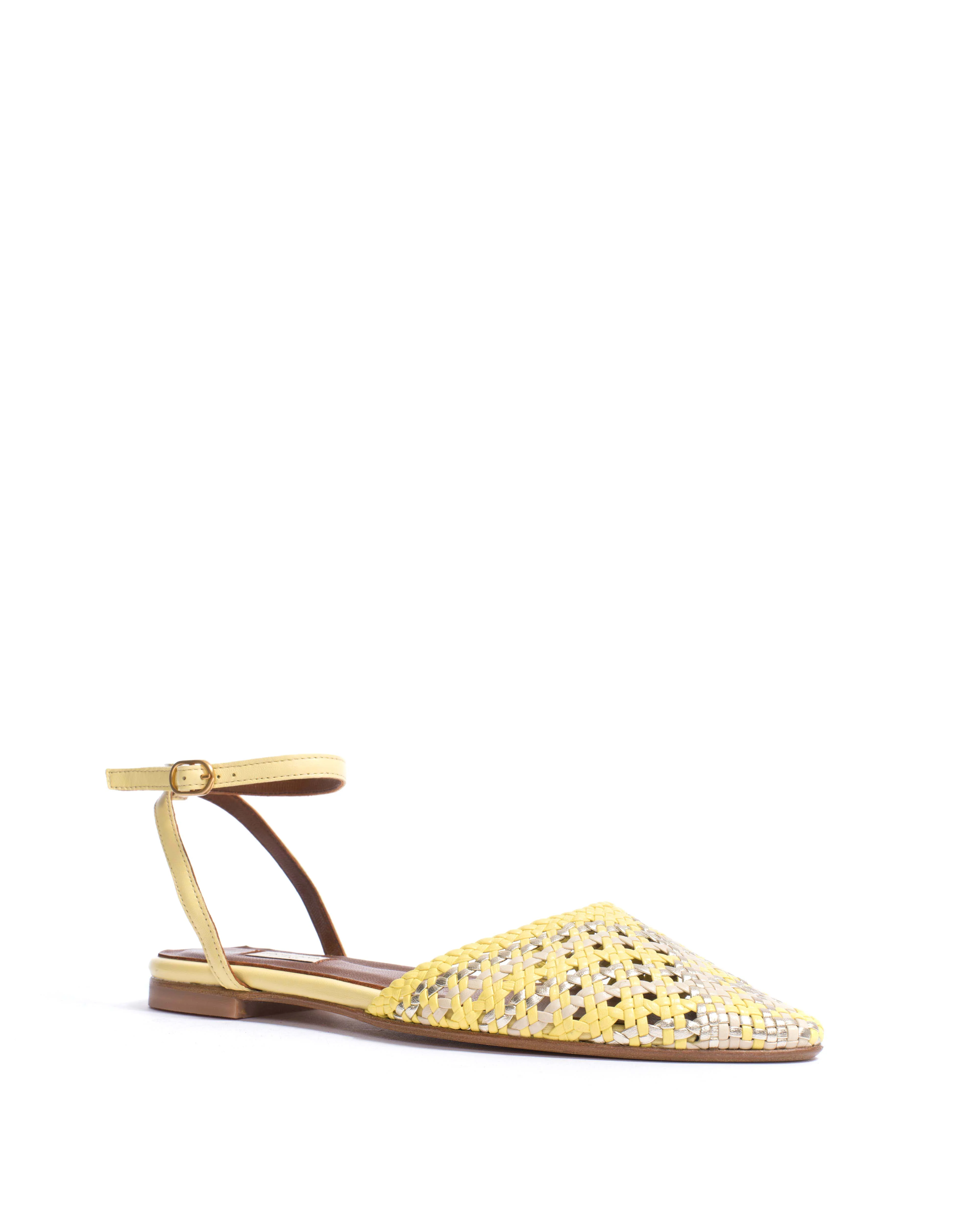 Senara 10 Hand-braided leather Pineapple ice mix - Image 2