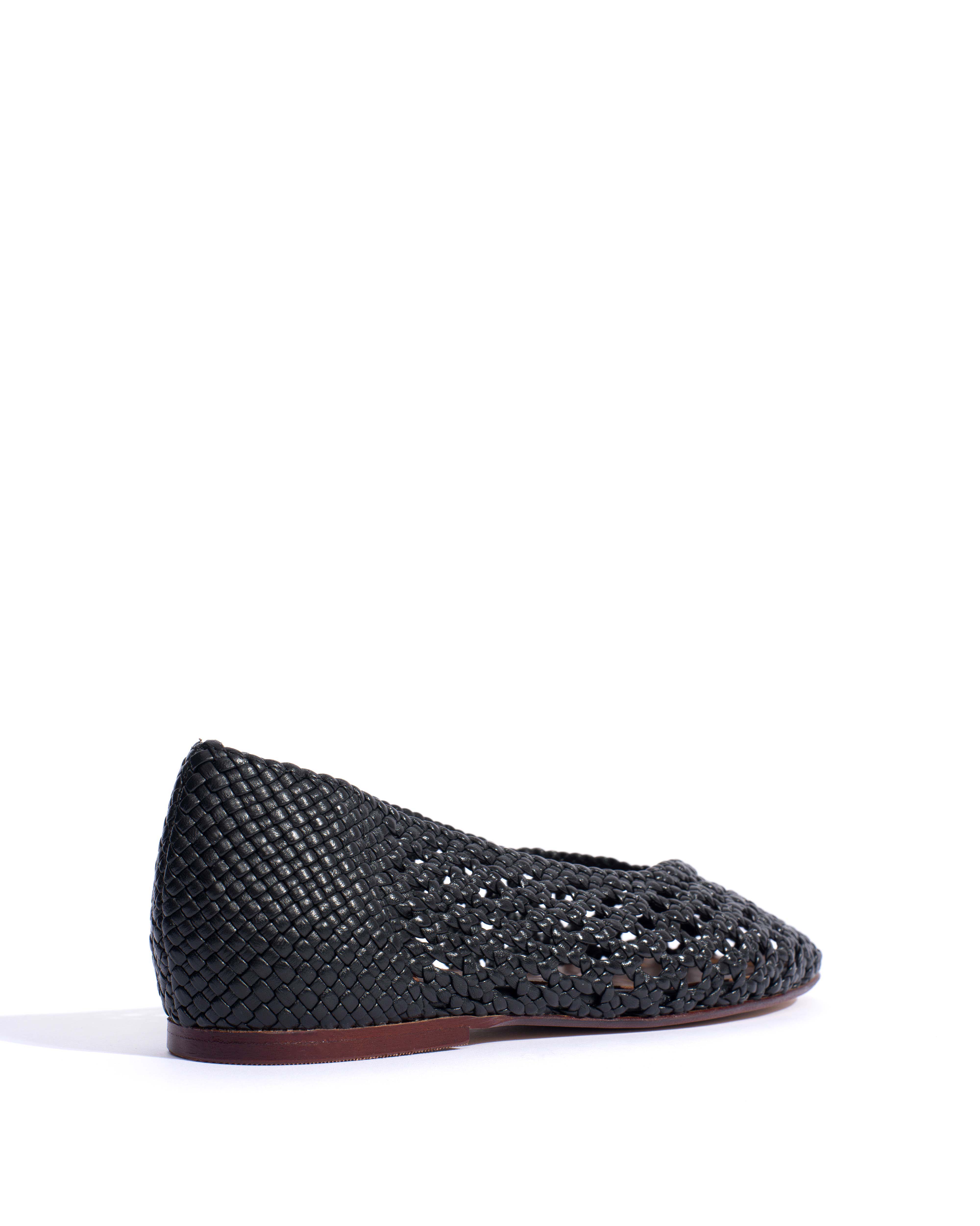 Sessi 10 hand-braided Hand-braided leather Black - Image 4