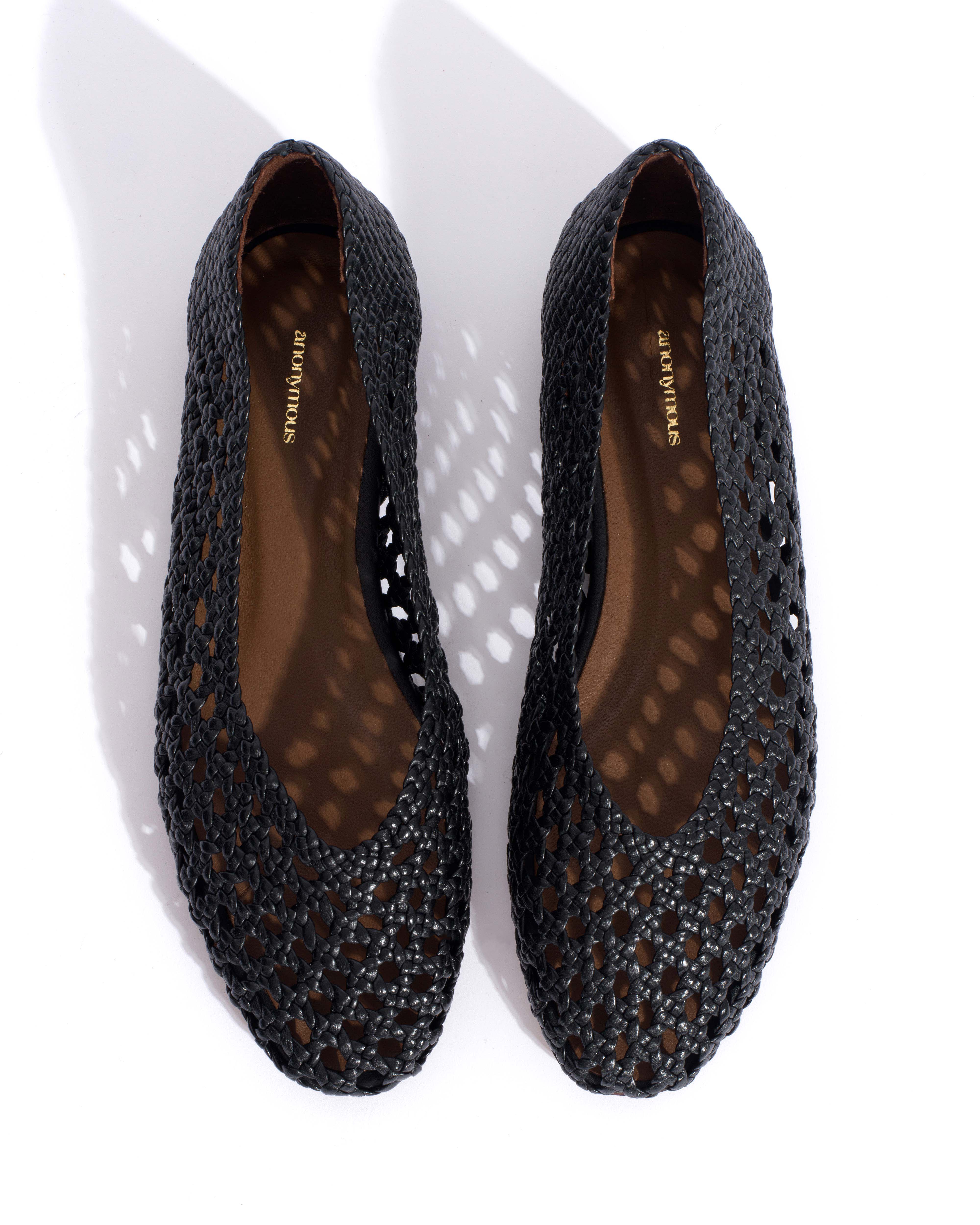 Sessi 10 hand-braided Hand-braided leather Black - Image 5
