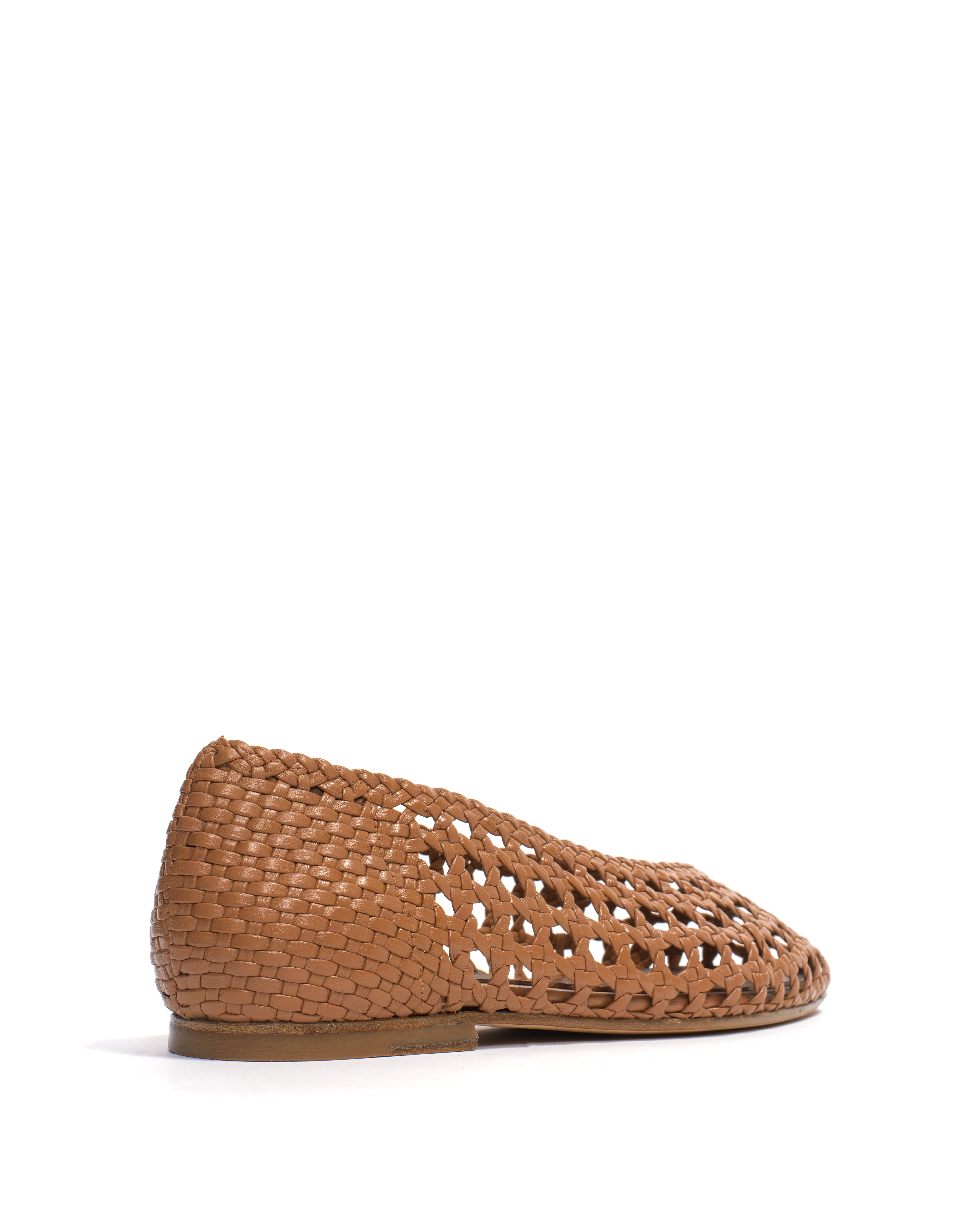 Sessi 10 hand-braided Hand-braided leather Caramel - Image 3