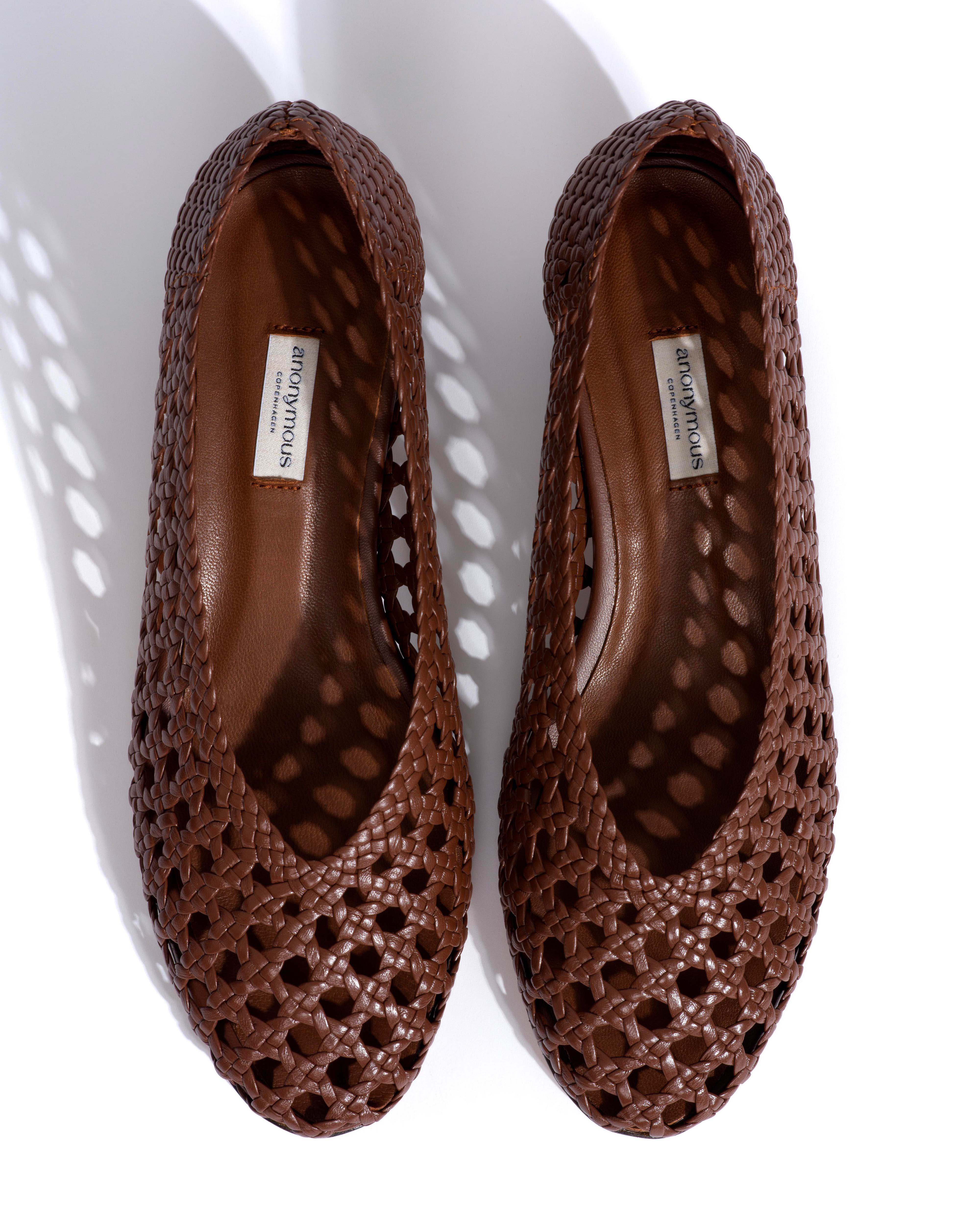 Sessi 10 hand-braided Hand-braided leather Chocolate - Image 4