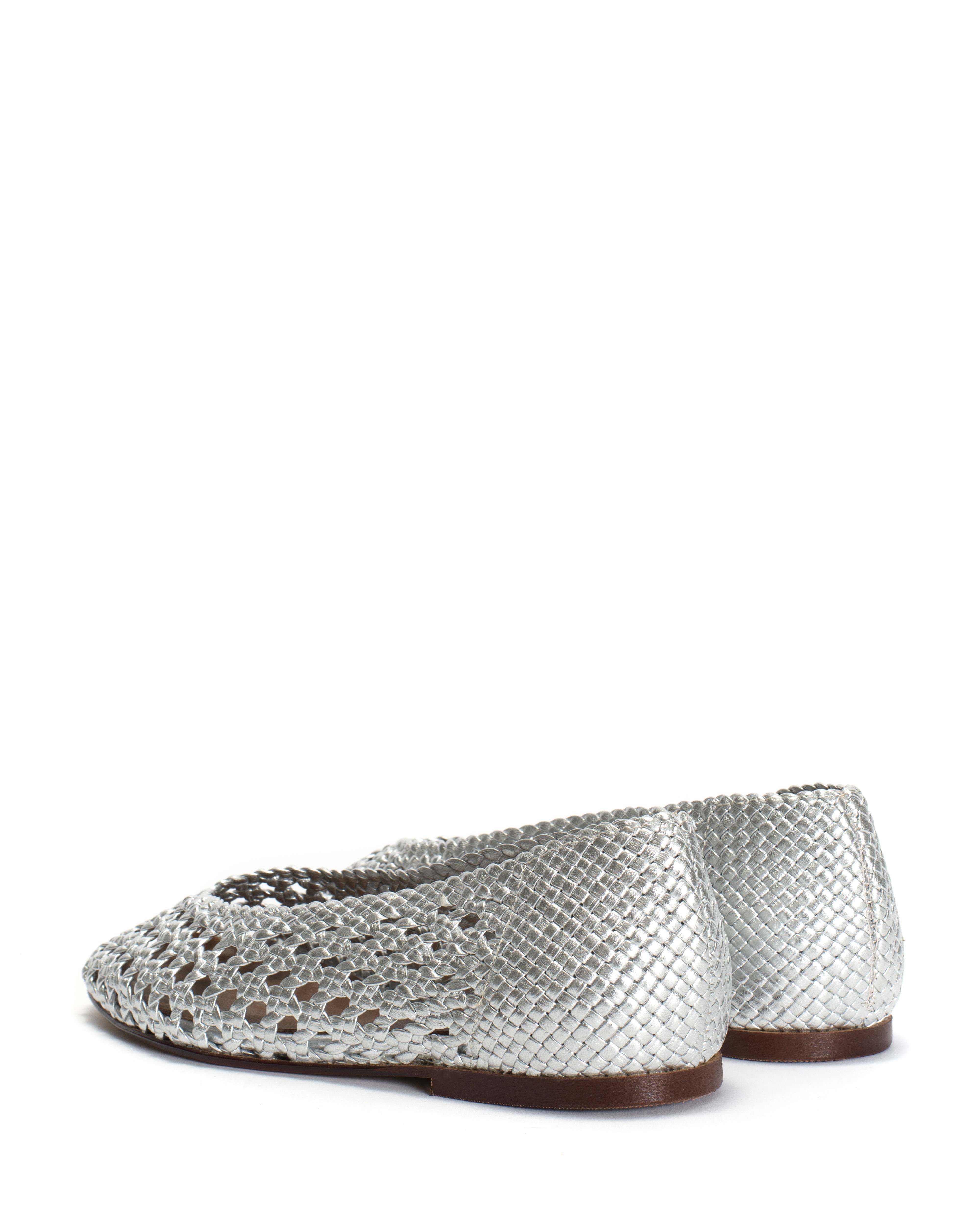 Sessi 10 hand-braided Hand-braided leather Silver - Image 4