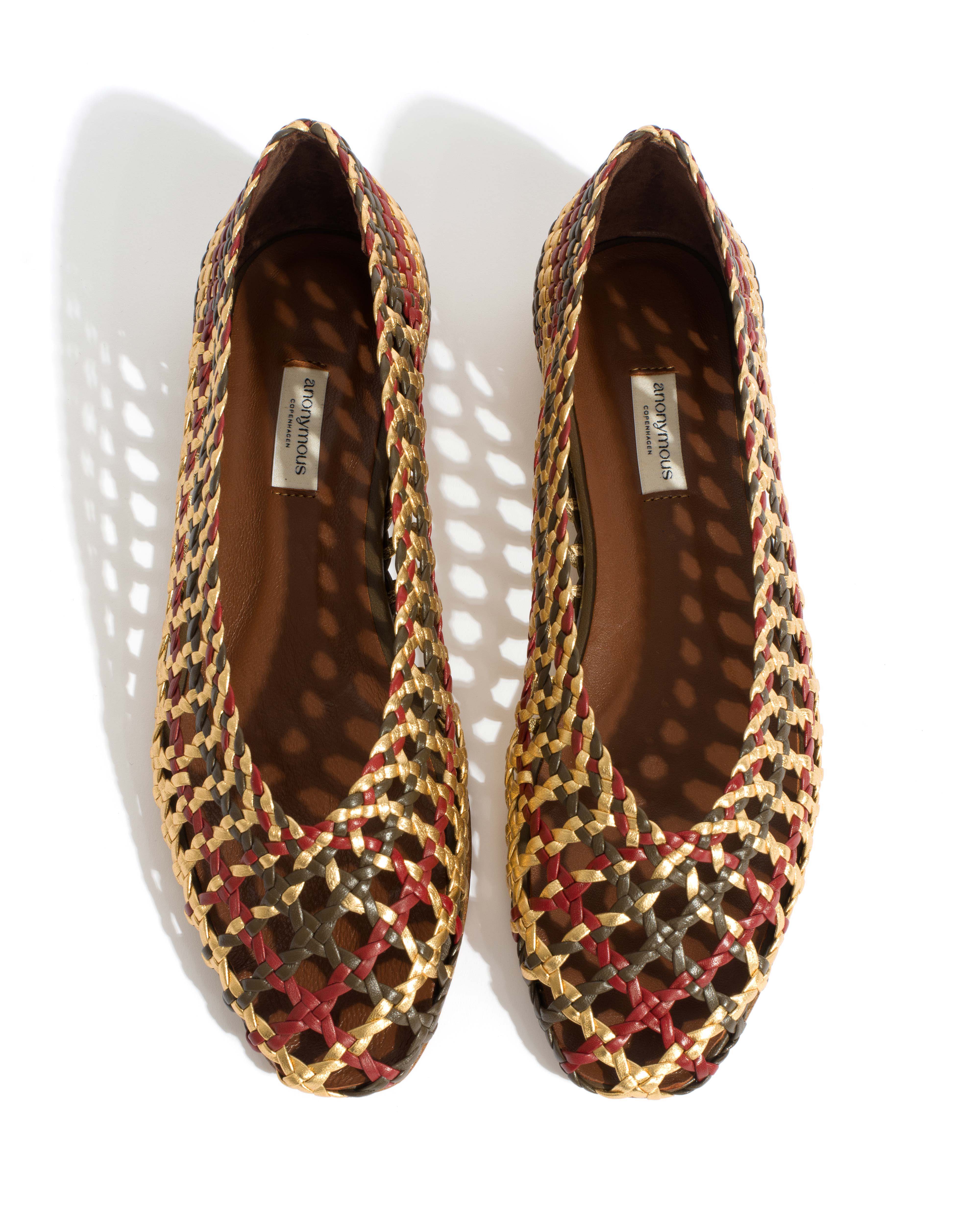 Sessi 10 Hand-braided leather Olive green mix - Image 4
