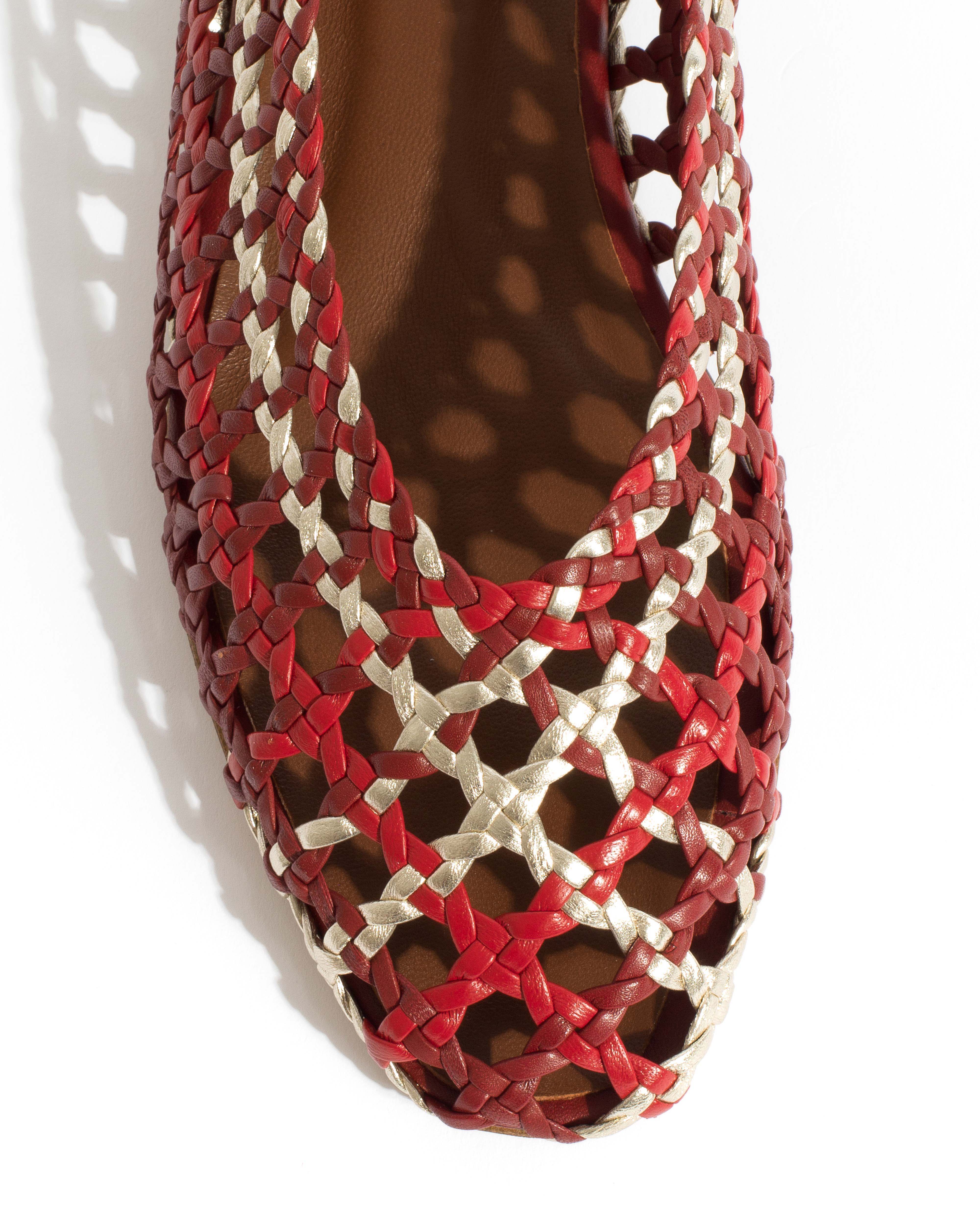 Sessi 10 Hand-braided leather Pomegranate mix - Image 5
