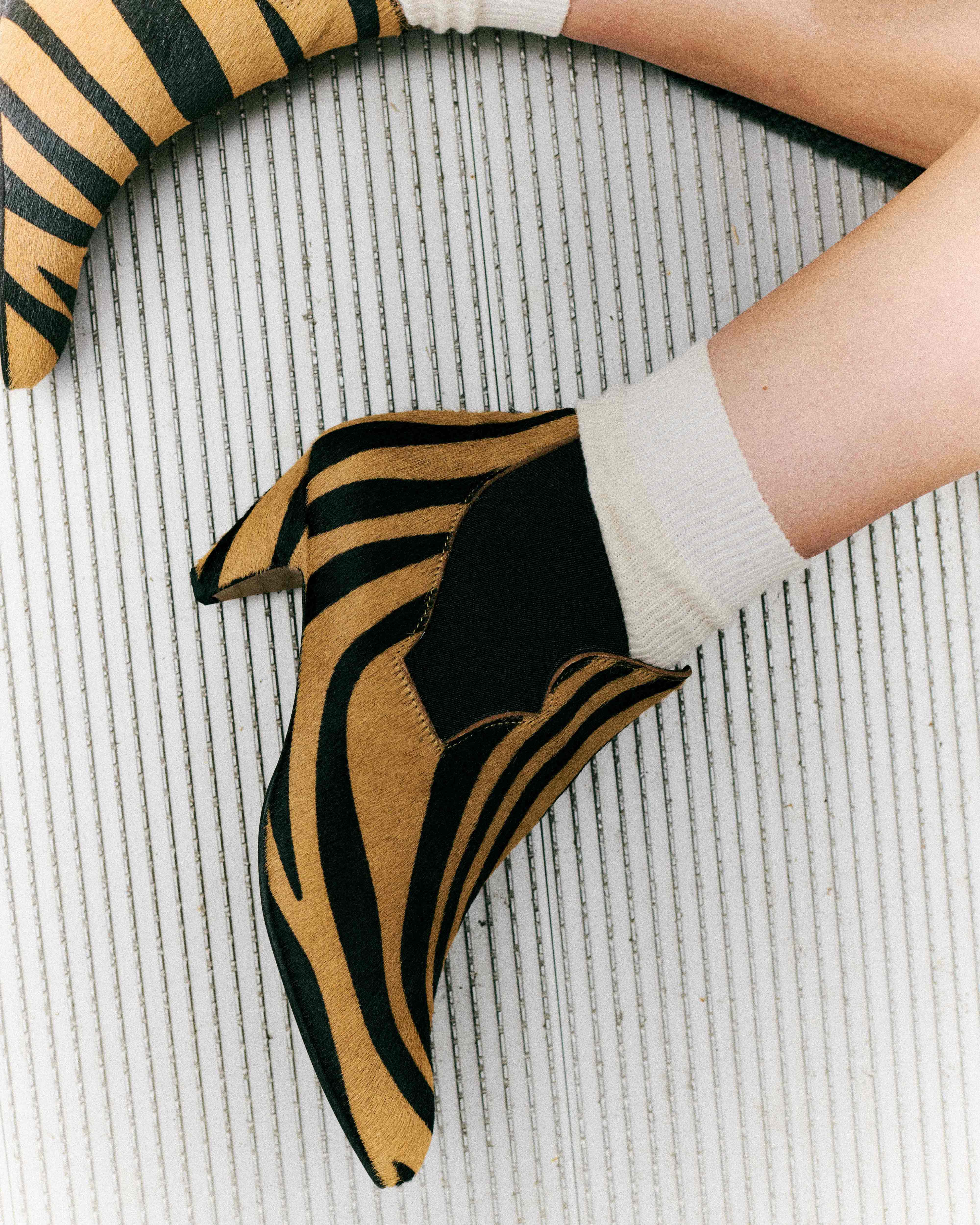 Shalli 50 stiletto Calf hair Tiger - Image 3