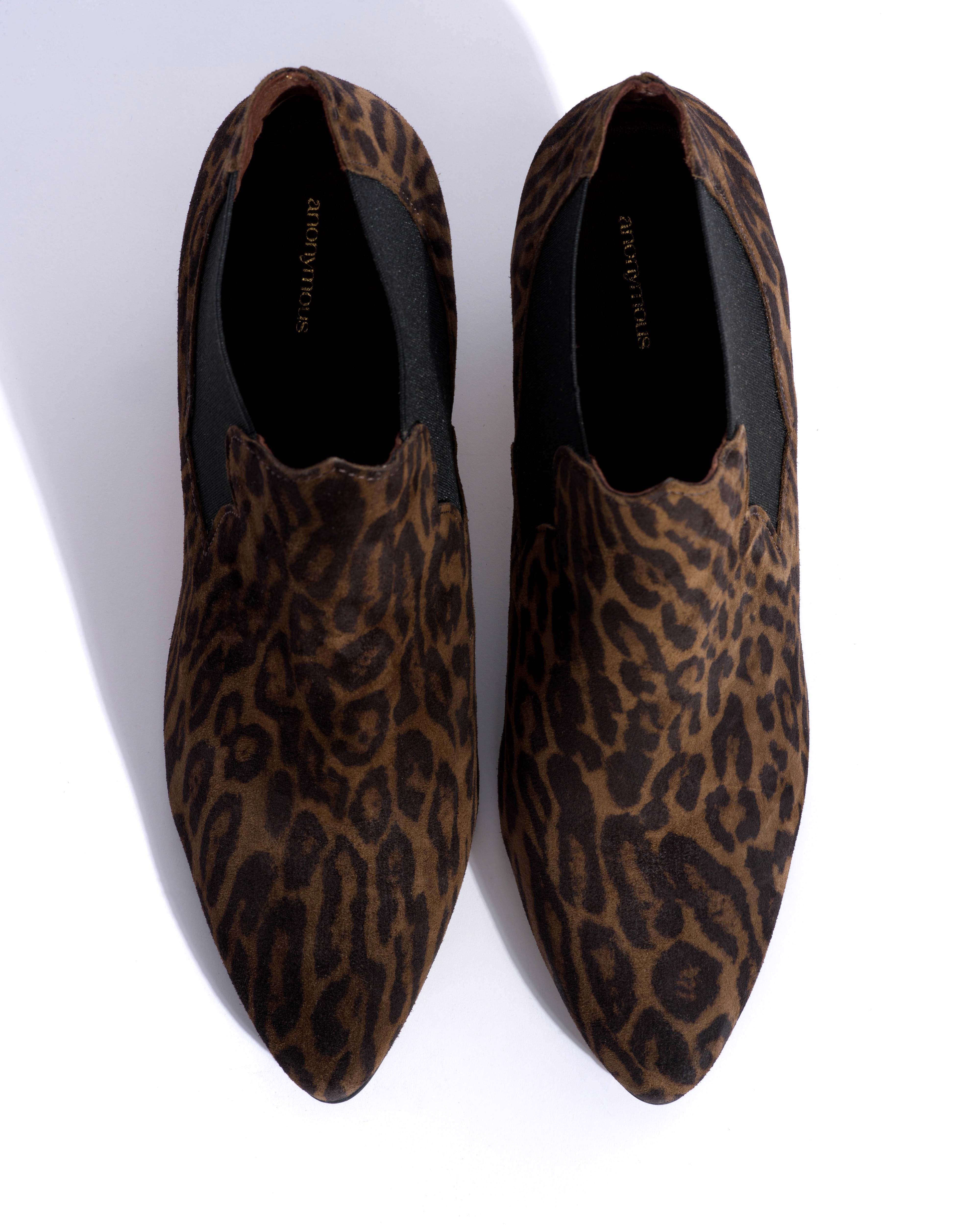 Shalli 50 stiletto Calf suede print Jaguar - Image 4
