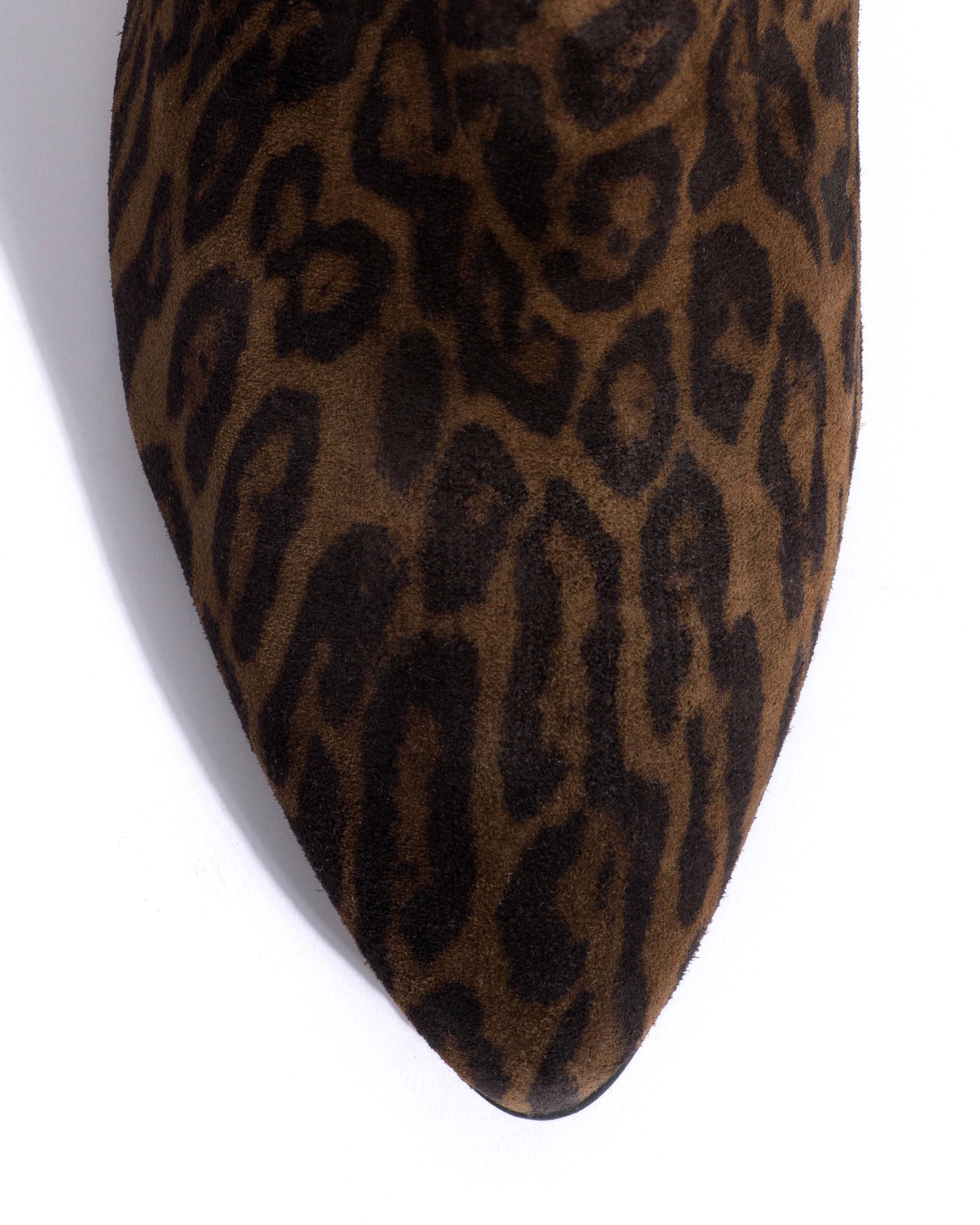 Shalli 50 stiletto Calf suede print Jaguar - Image 5