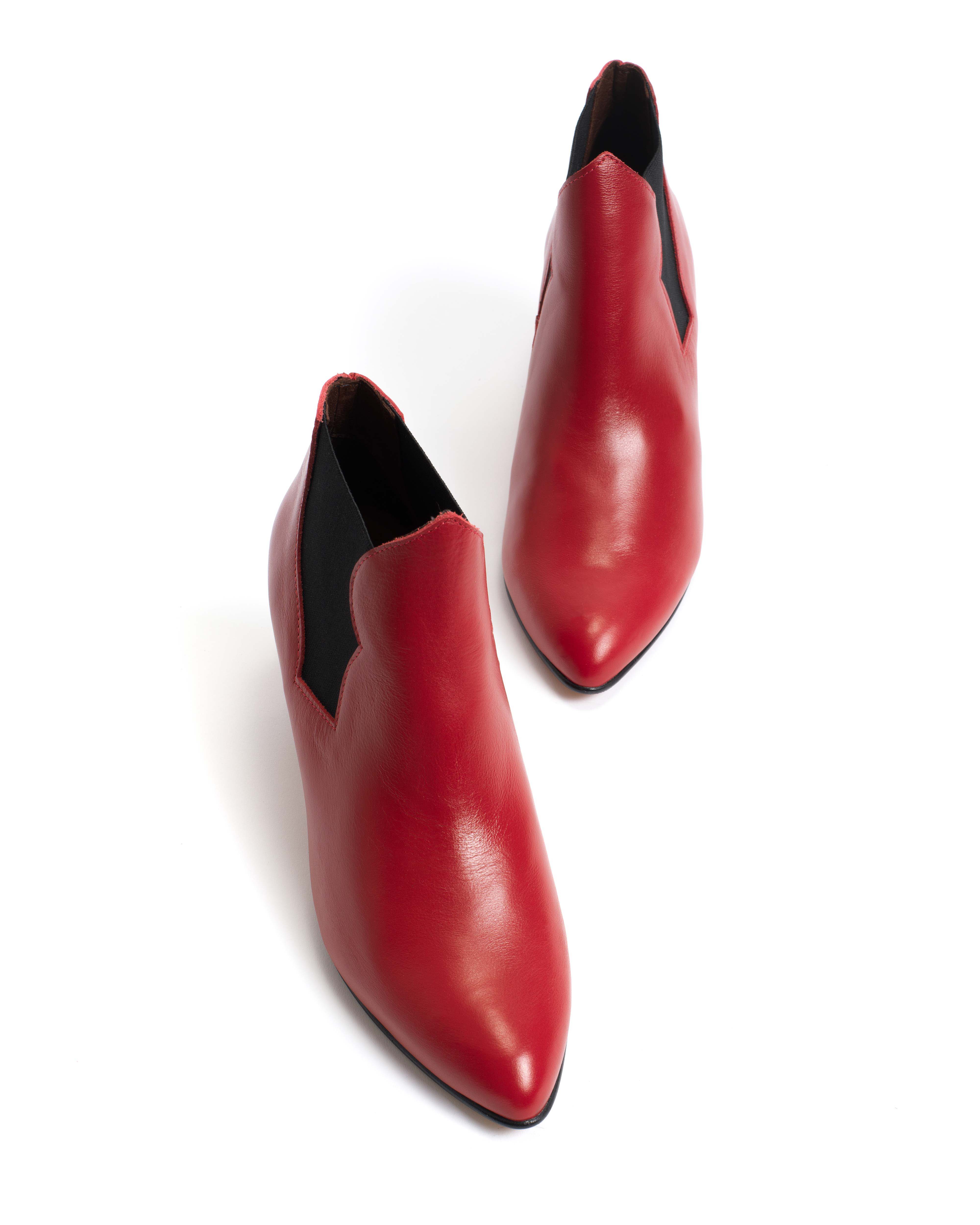 Shalli 50 stiletto Soft calf Ruby red - Image 5