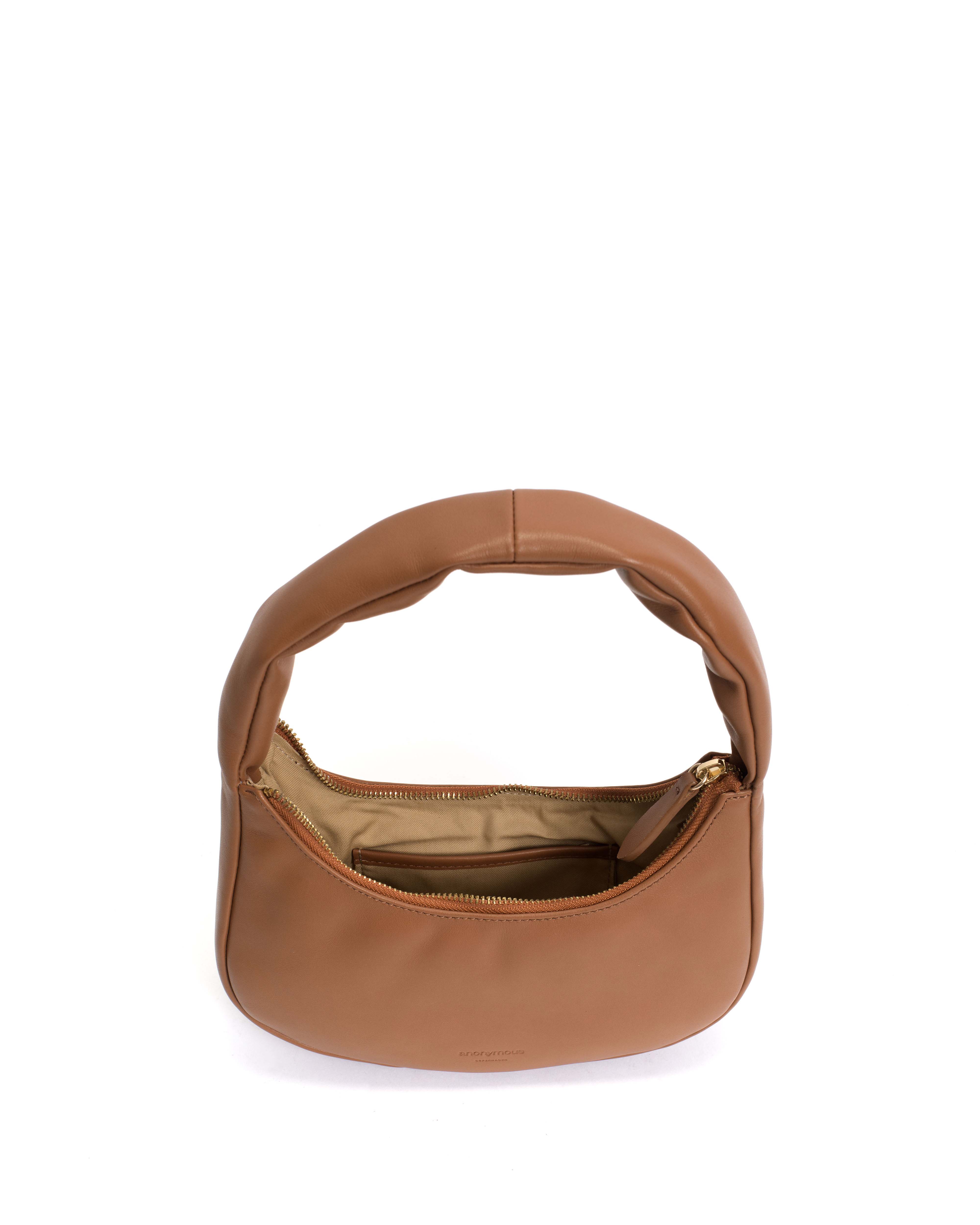 Shane petite pillow bag Soft calf Camel - Image 4