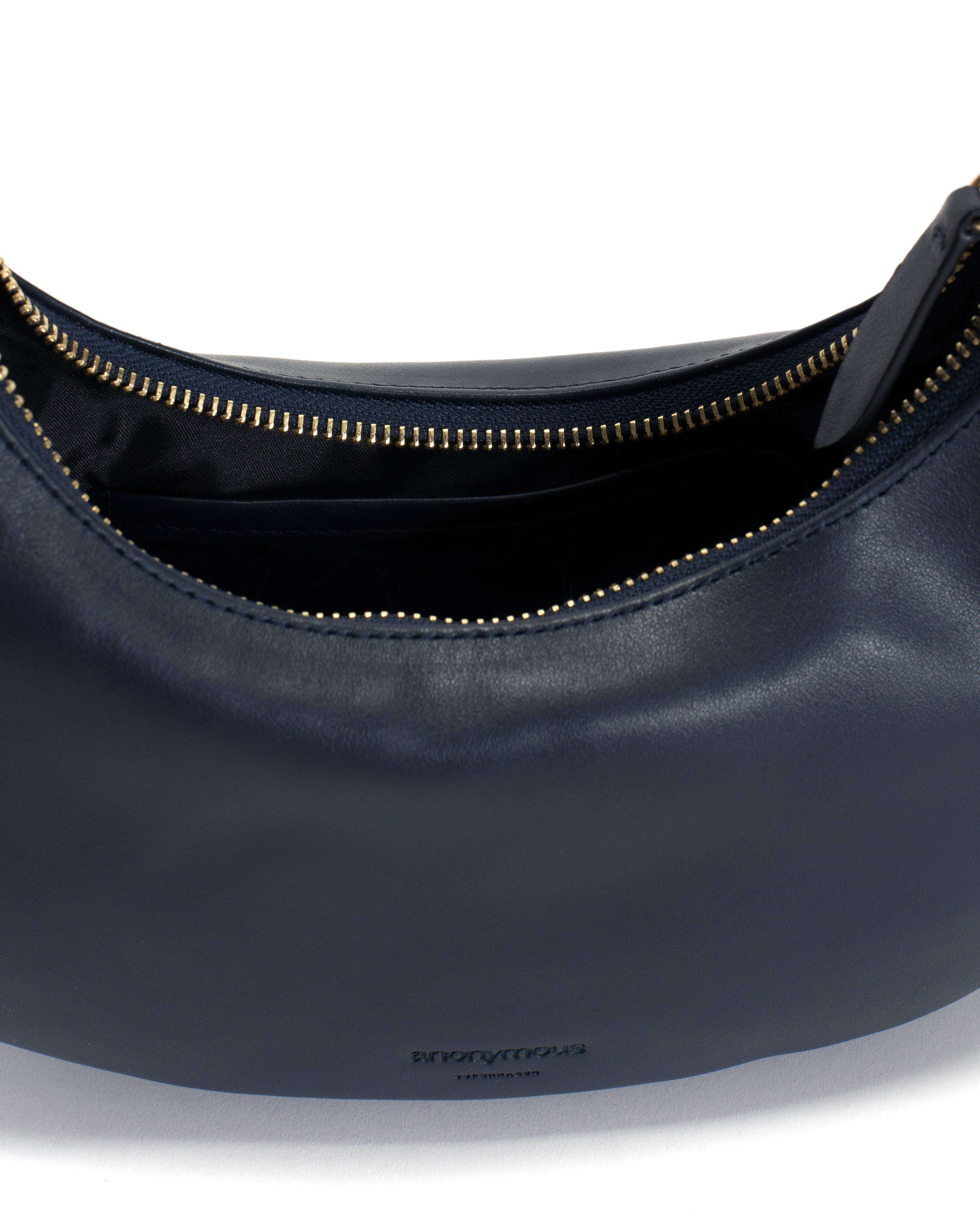 Shane petite pillow bag Soft calf Dark blue - Image 3