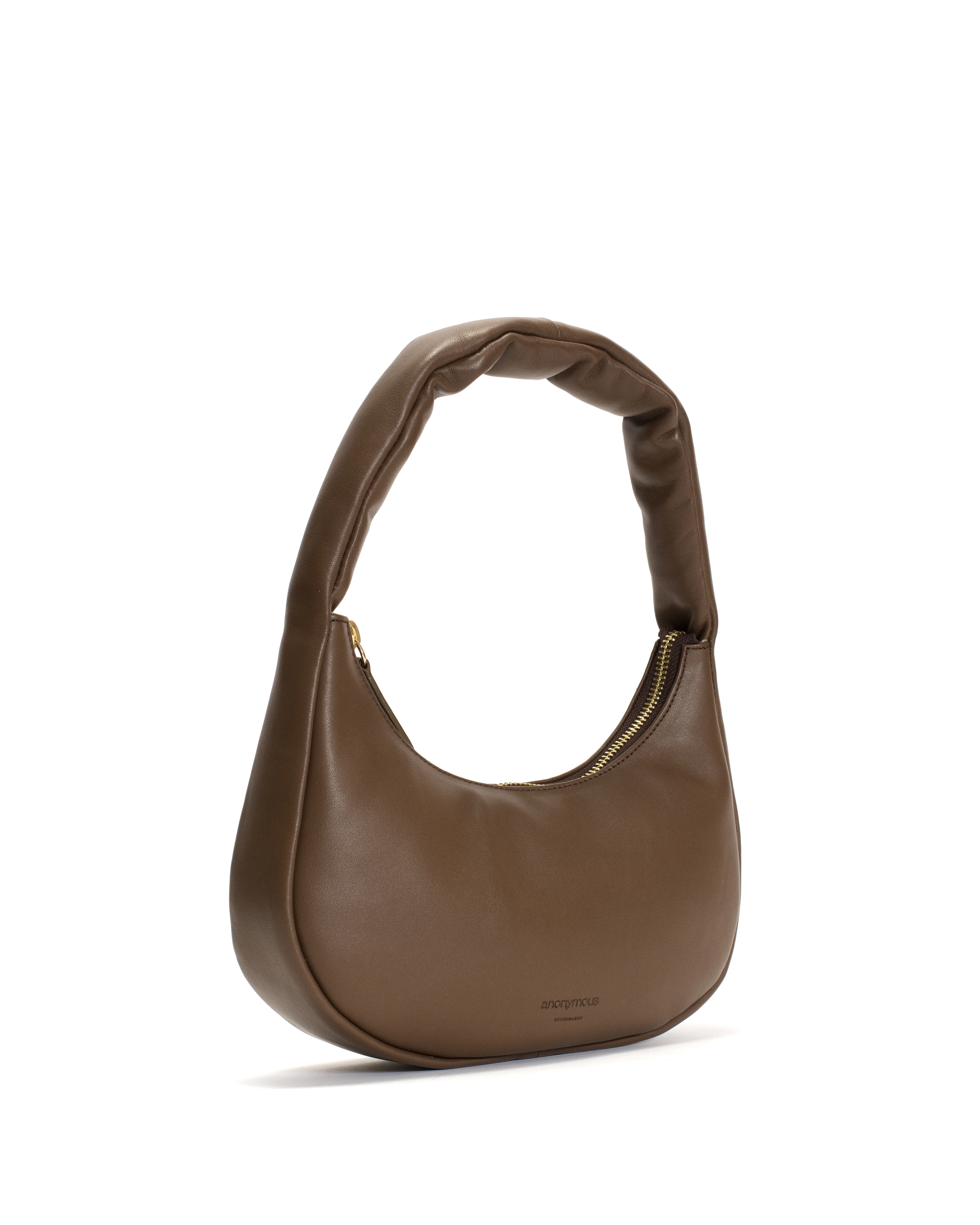 Shane petite pillow bag Soft calf Dark taupe - Image 2