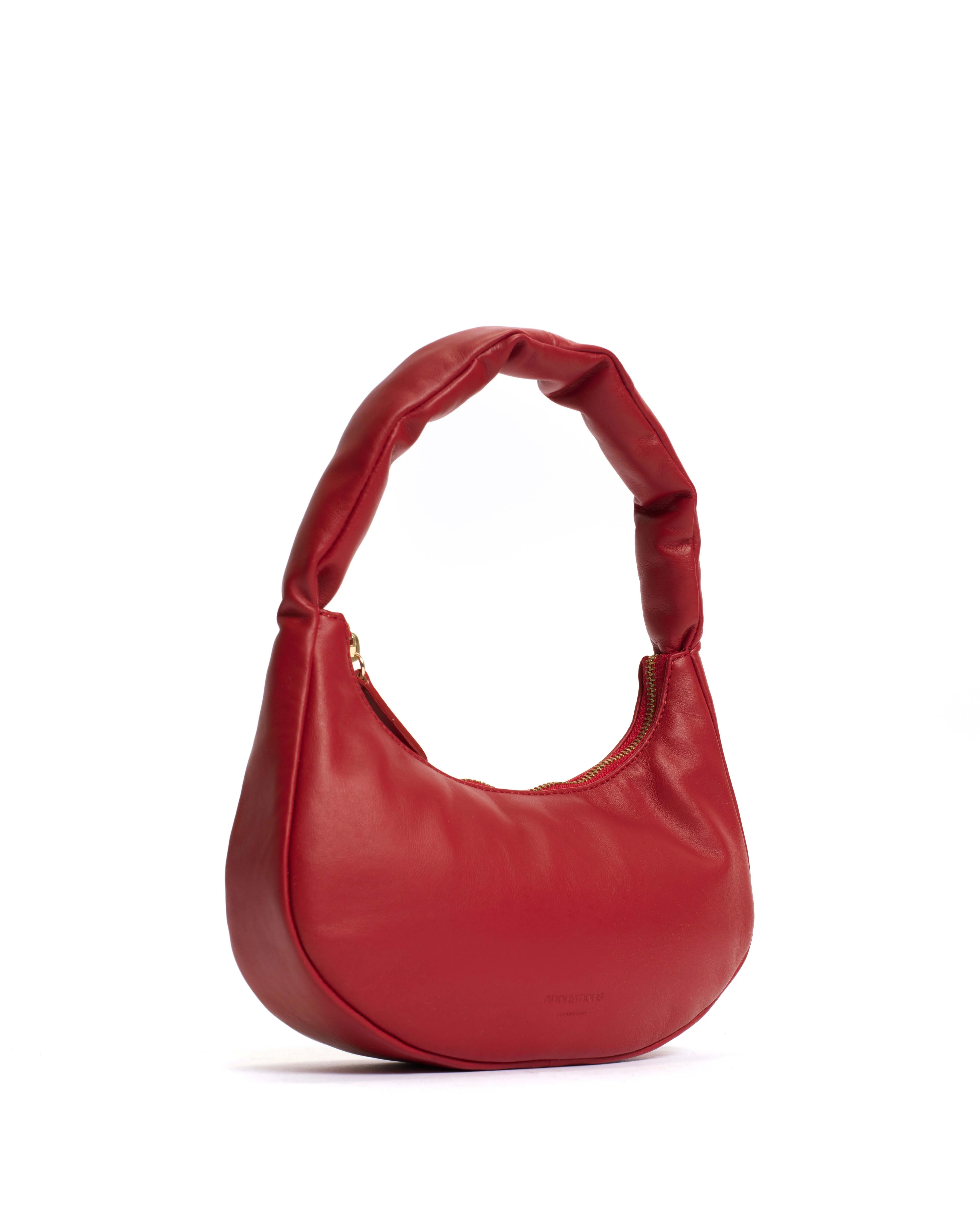 Shane petite pillow bag Soft calf Ruby red - Image 2