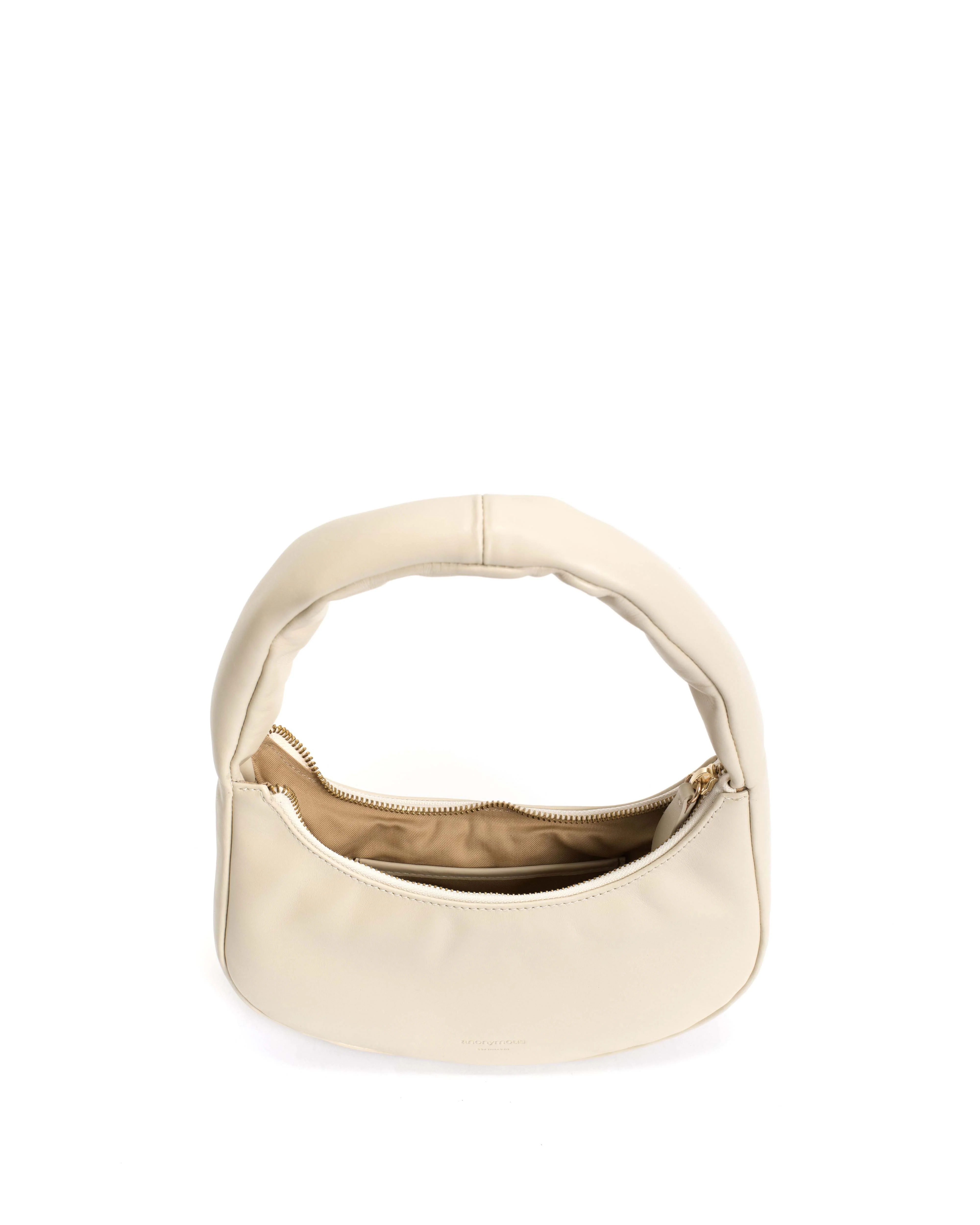 Shane petite pillow bag Soft calf White sand - Image 3