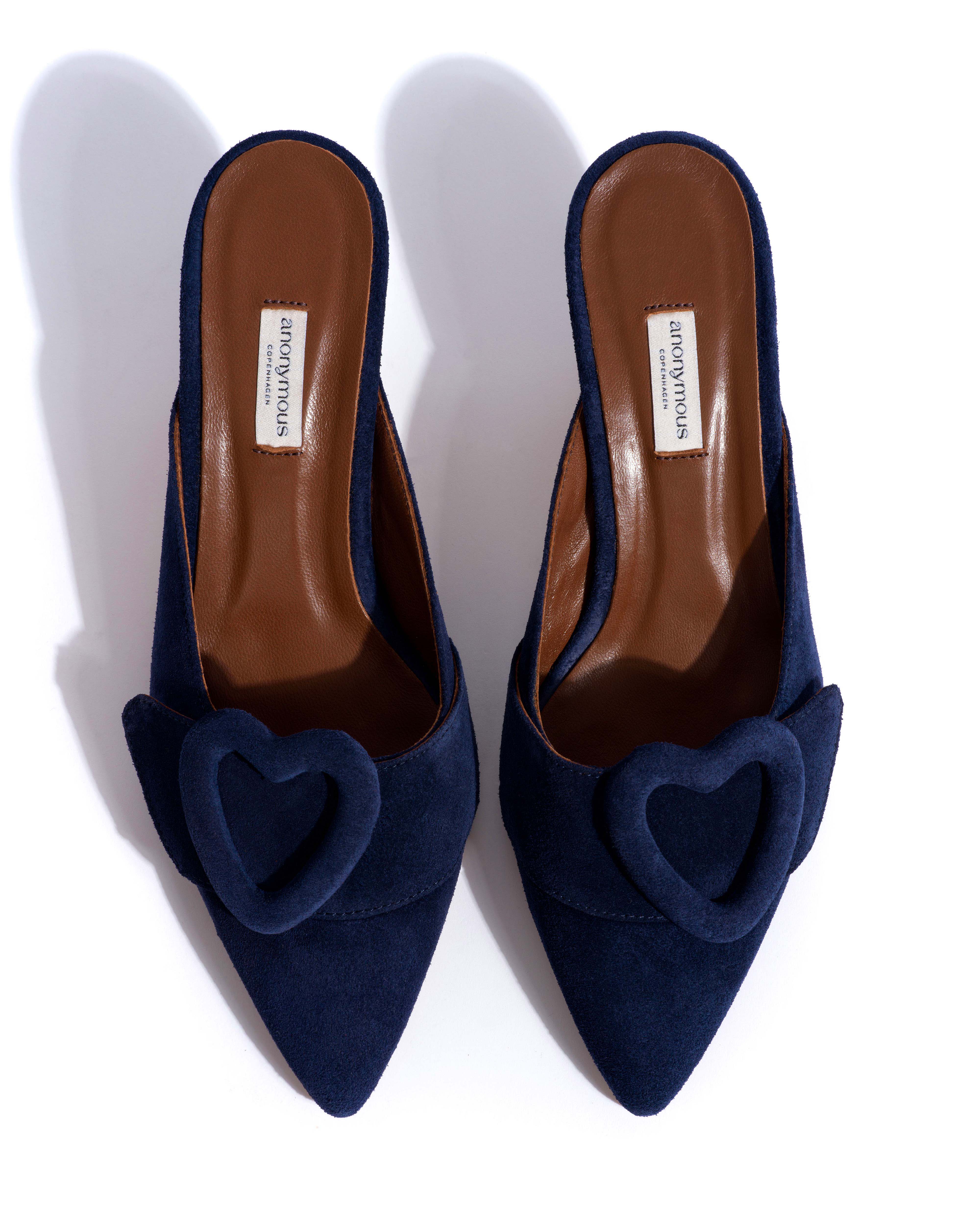 Shila 50 kitten Calf suede Ink blue - Image 4