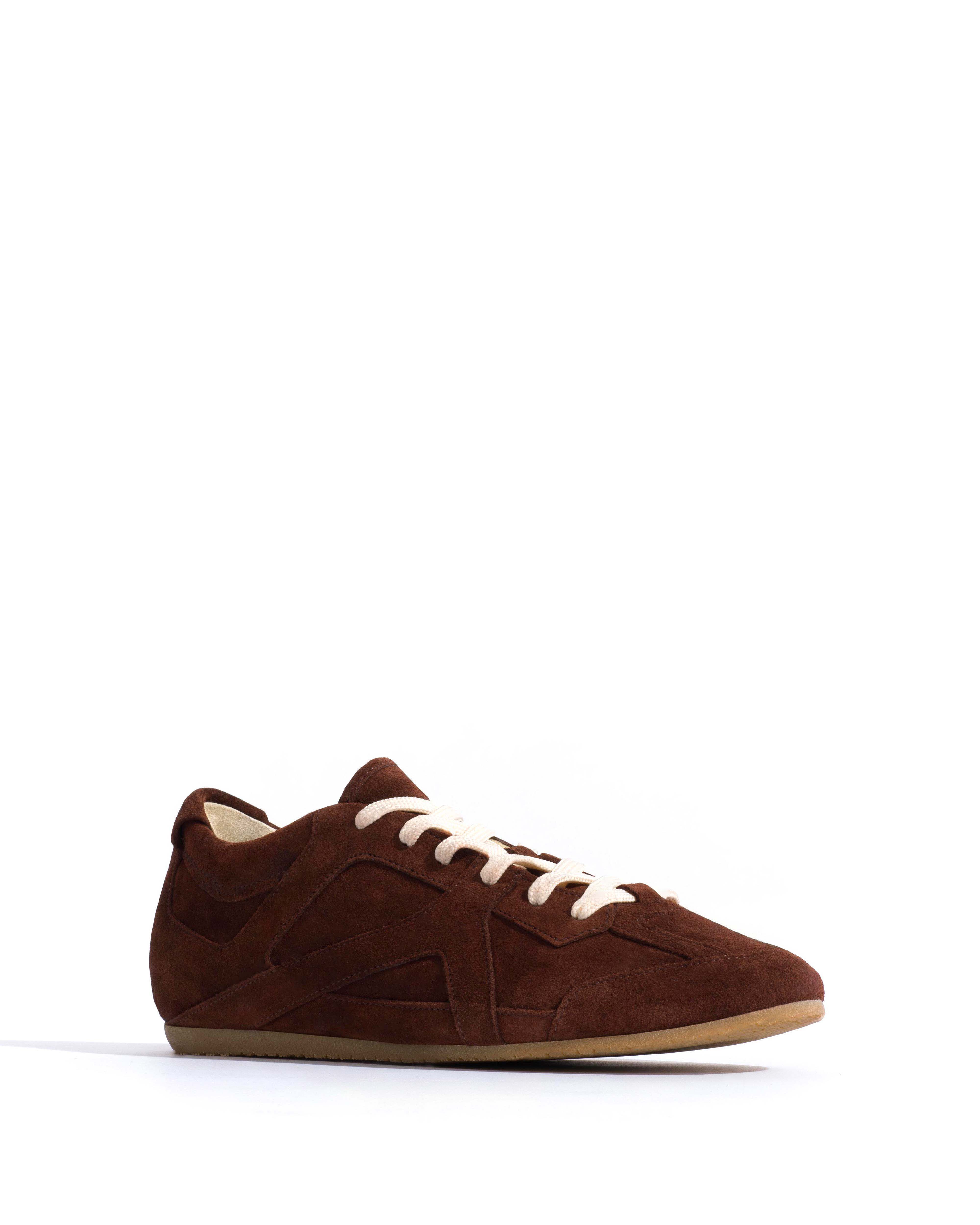 Sneakerina Calf suede Chocolate - Image 2