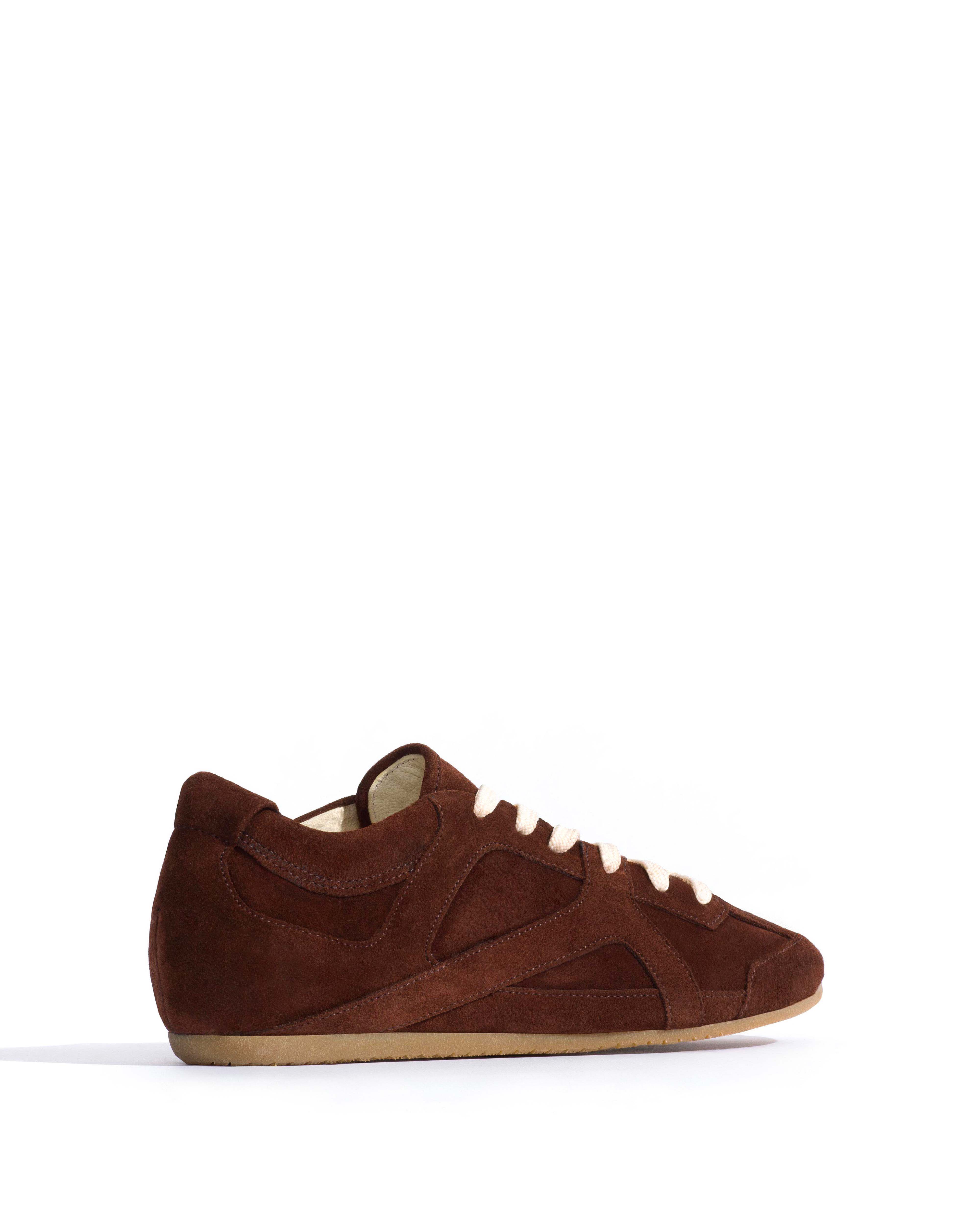 Sneakerina Calf suede Chocolate - Image 3