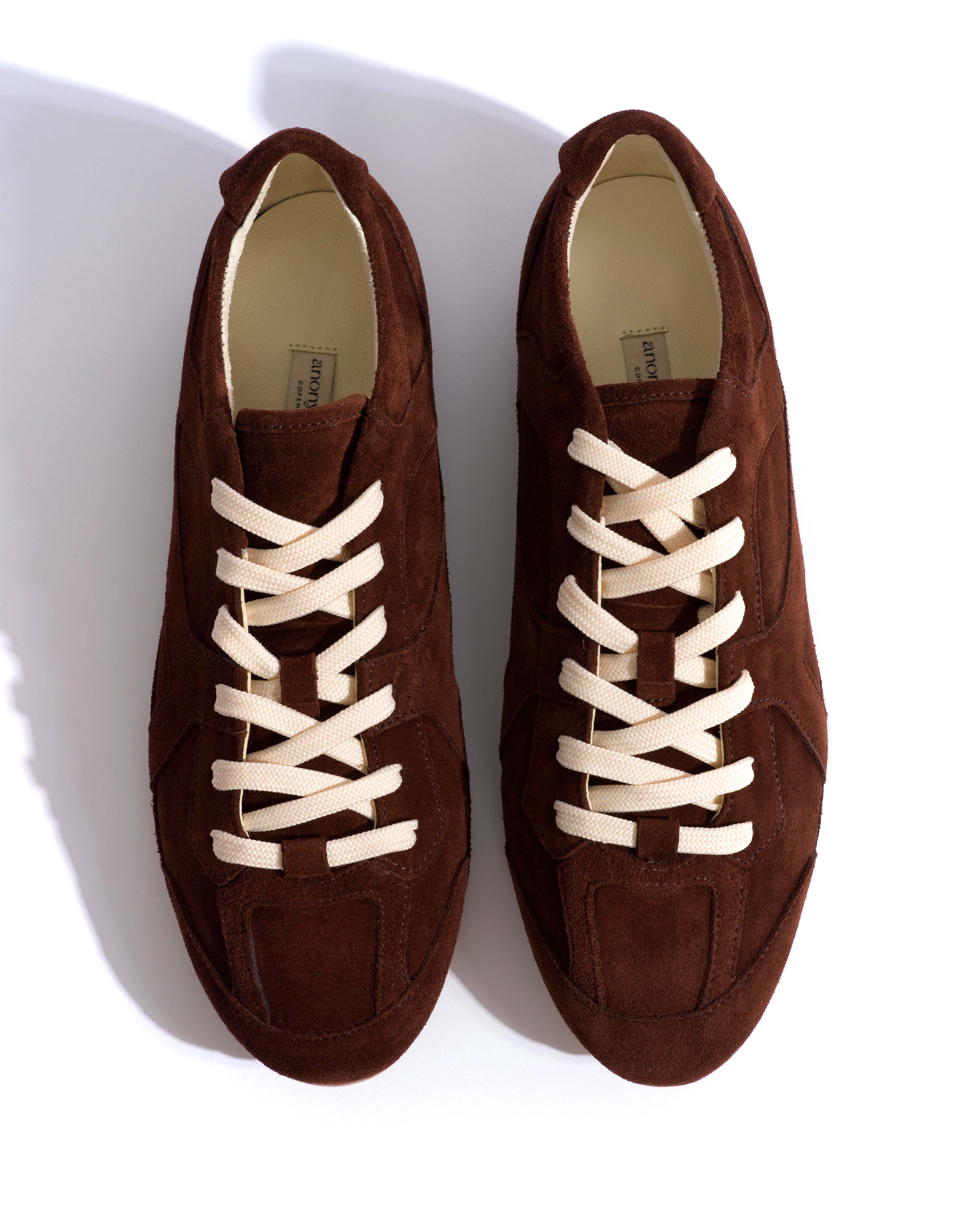 Sneakerina Calf suede Chocolate - Image 4