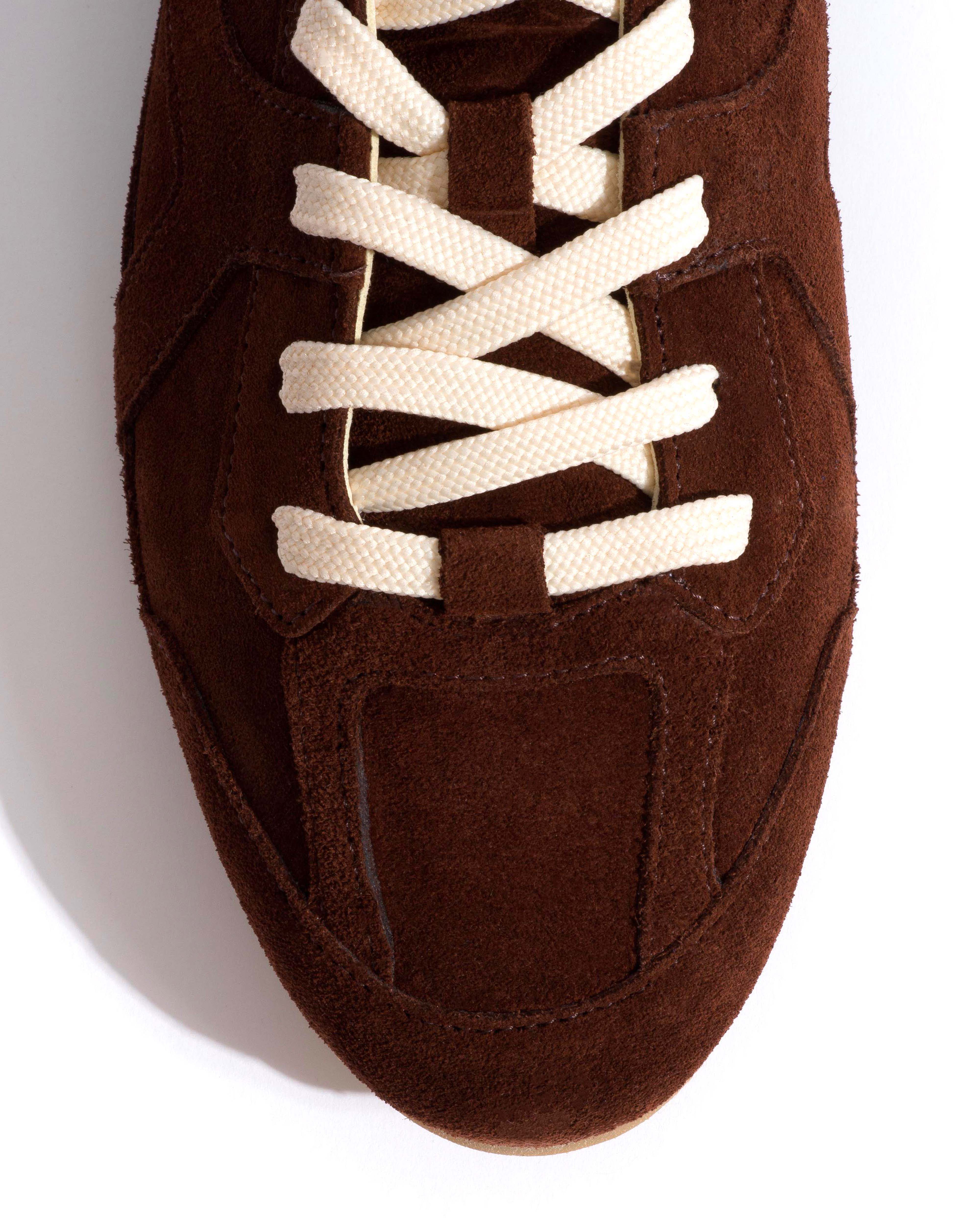 Sneakerina Calf suede Chocolate - Image 5