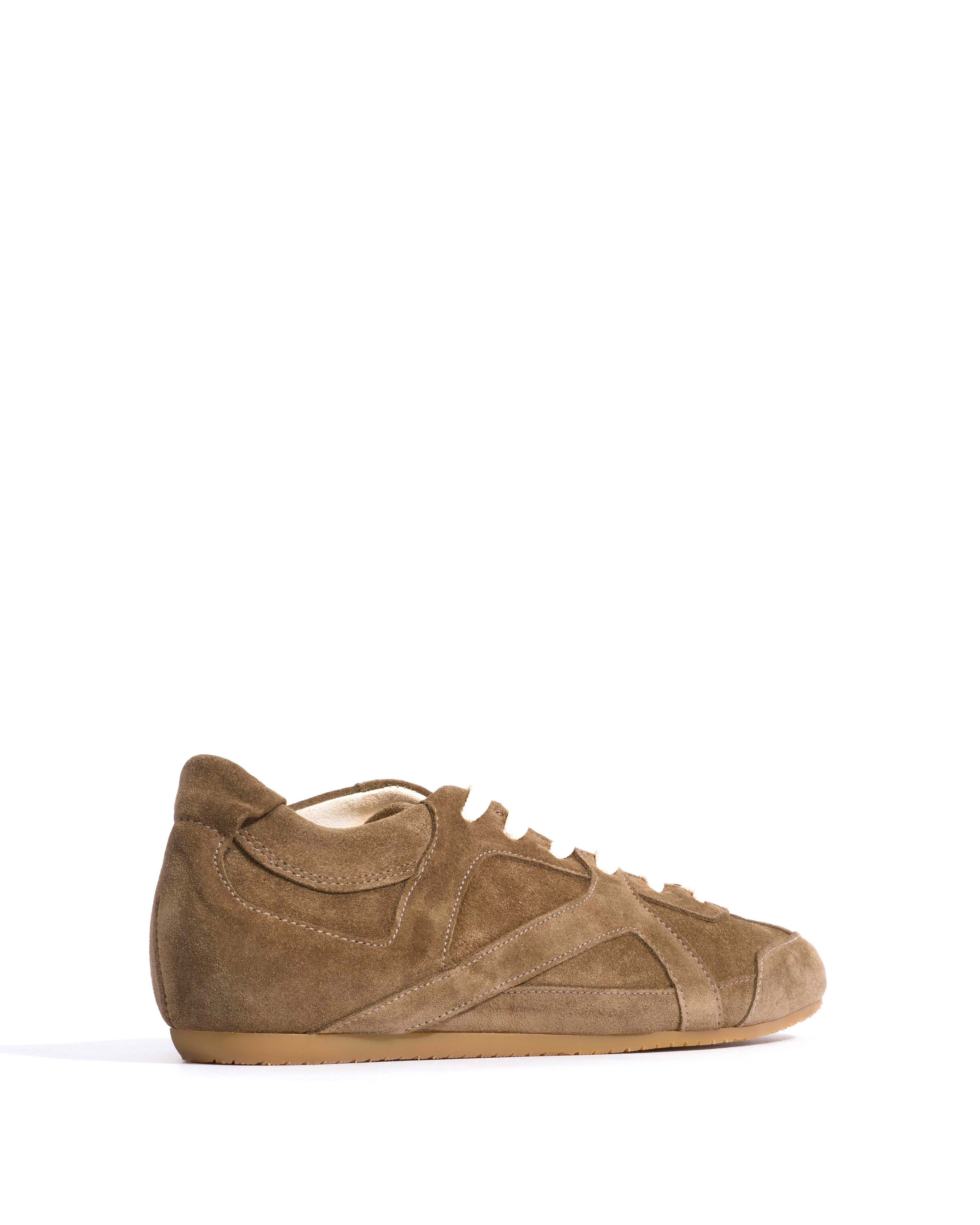 Sneakerina Calf suede Dried olive - Image 3
