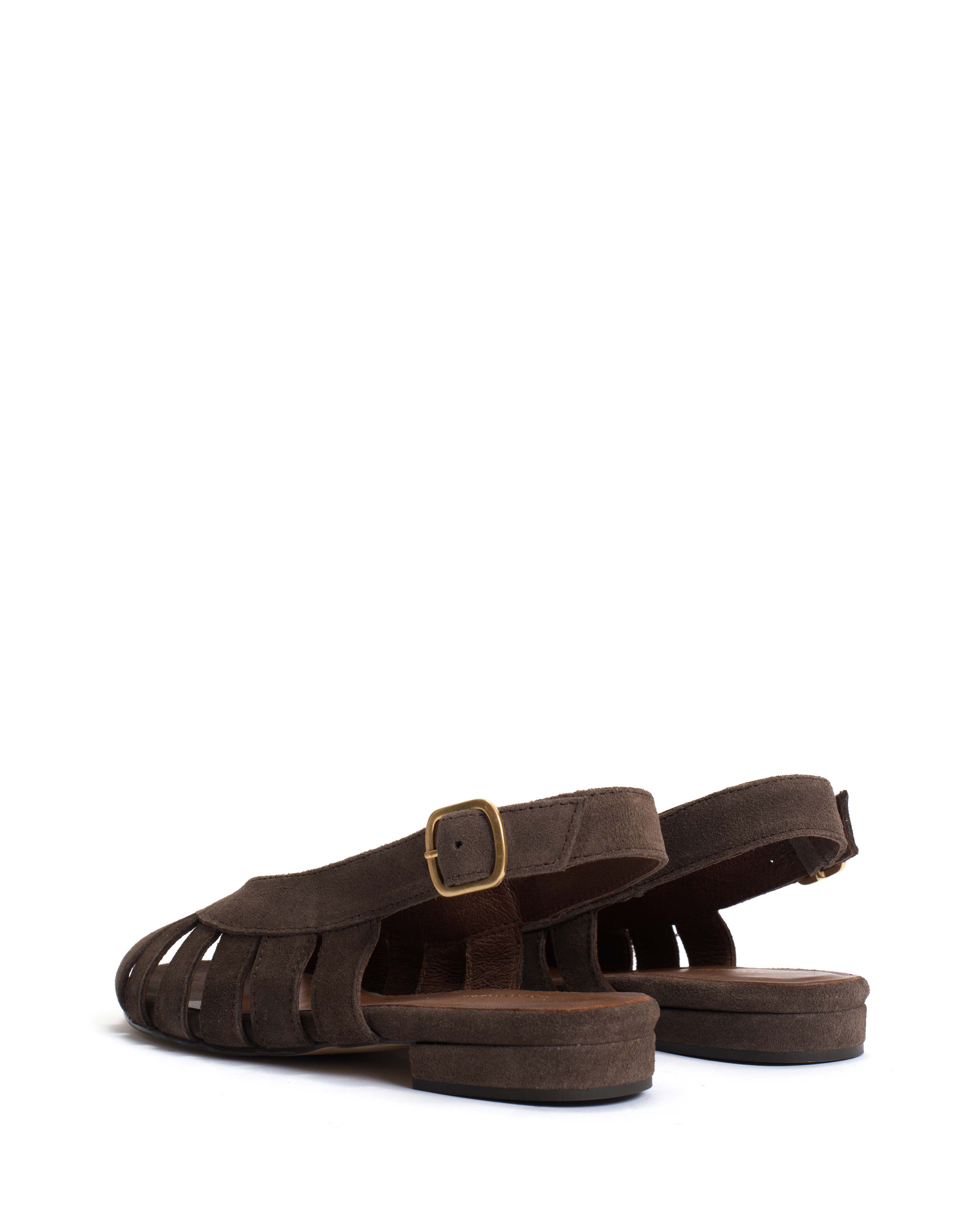 Sophie 20 Calf suede Coffee brown - Image 4