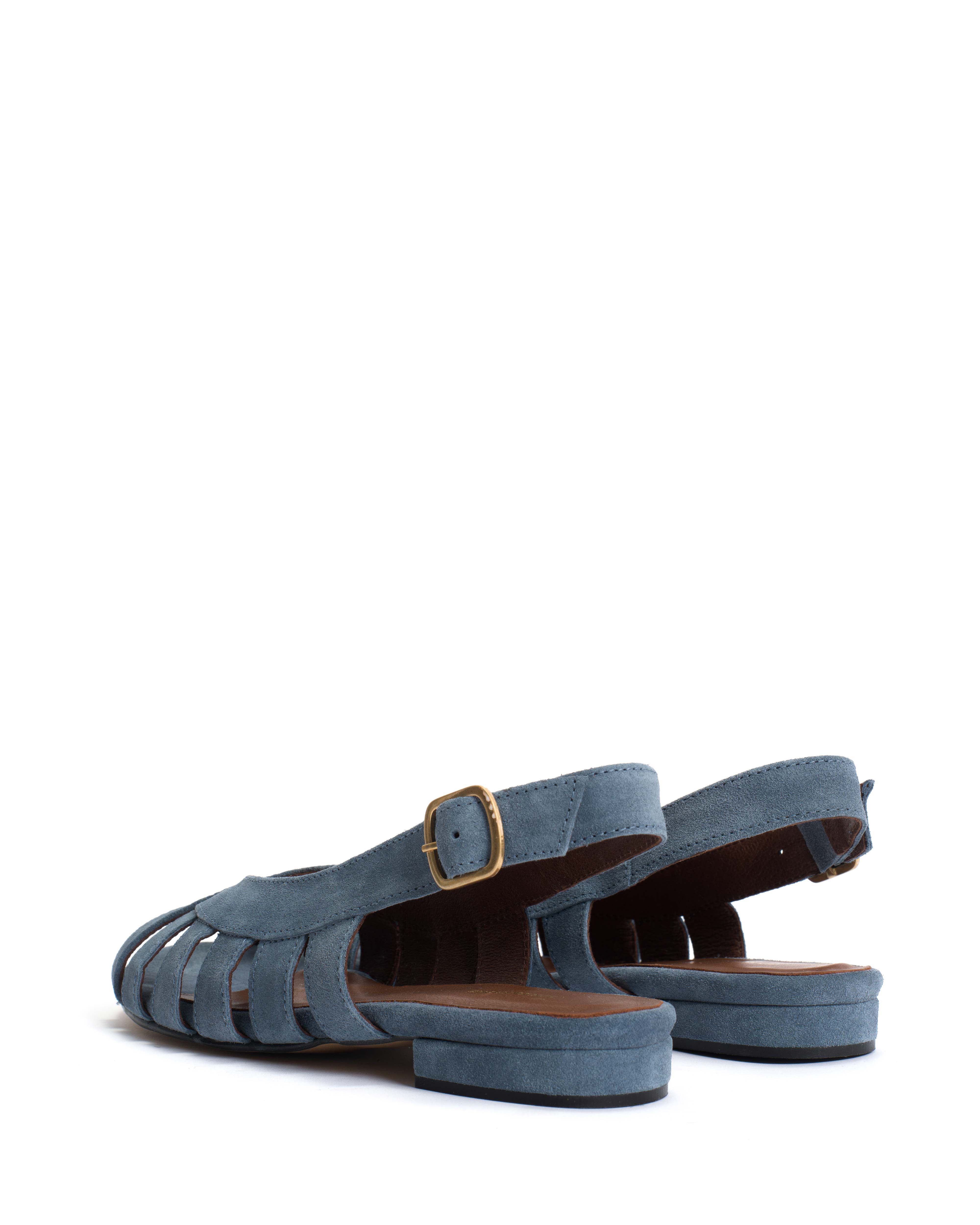 Sophie 20 Calf suede Denim blue - Image 5