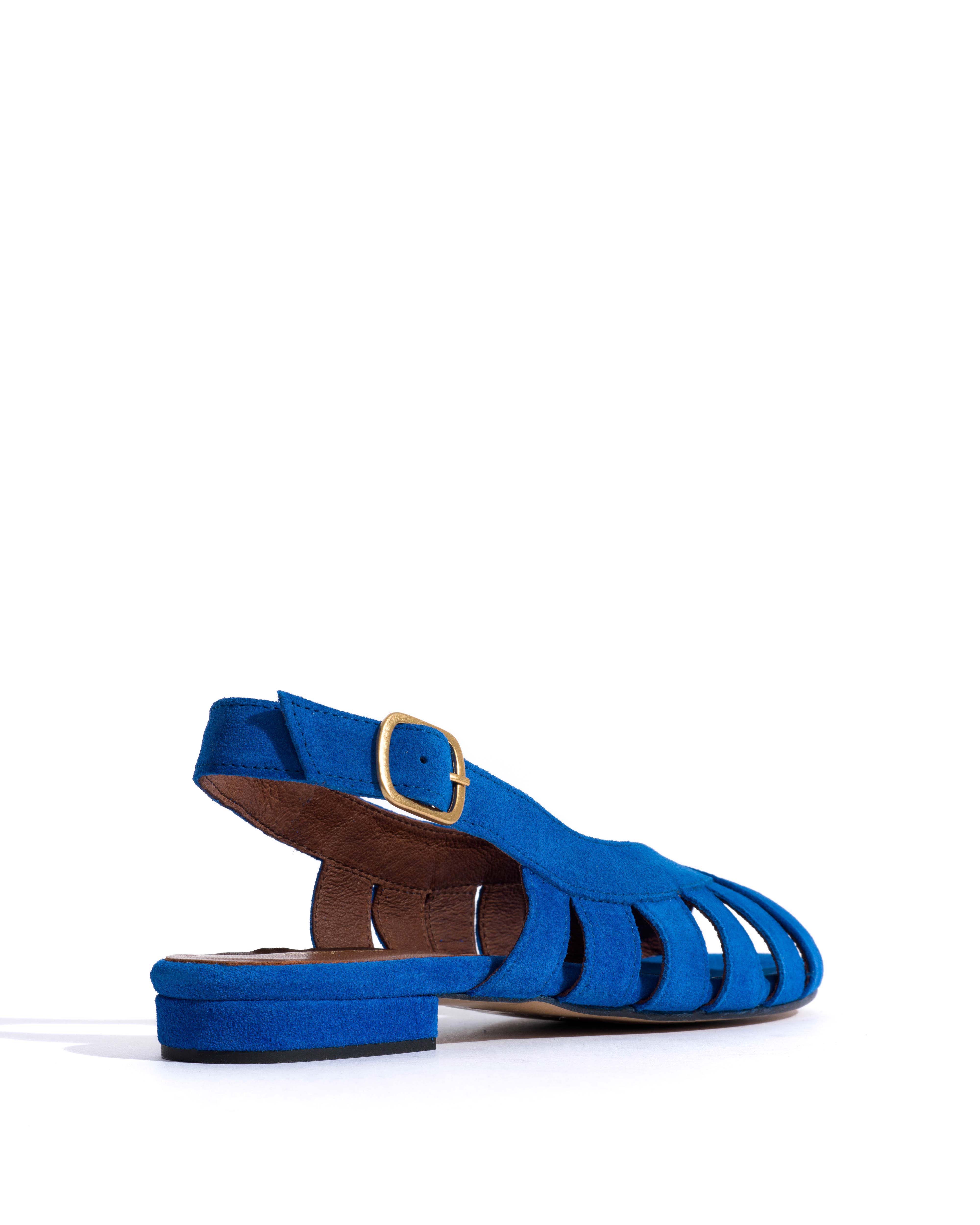 Sophie 20 Calf suede Electric blue - Image 4