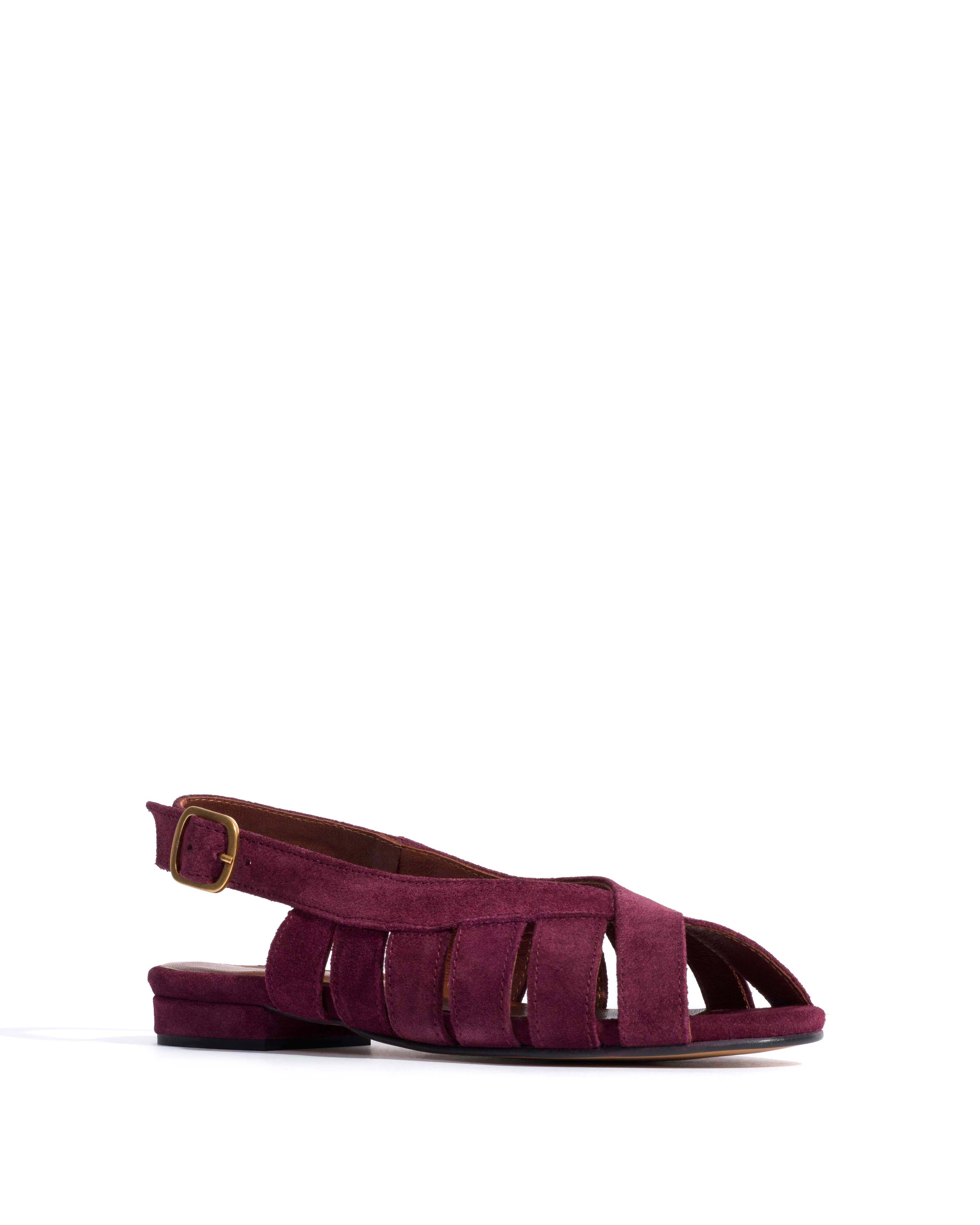 Sophie 20 Calf suede Fig purple - Image 2