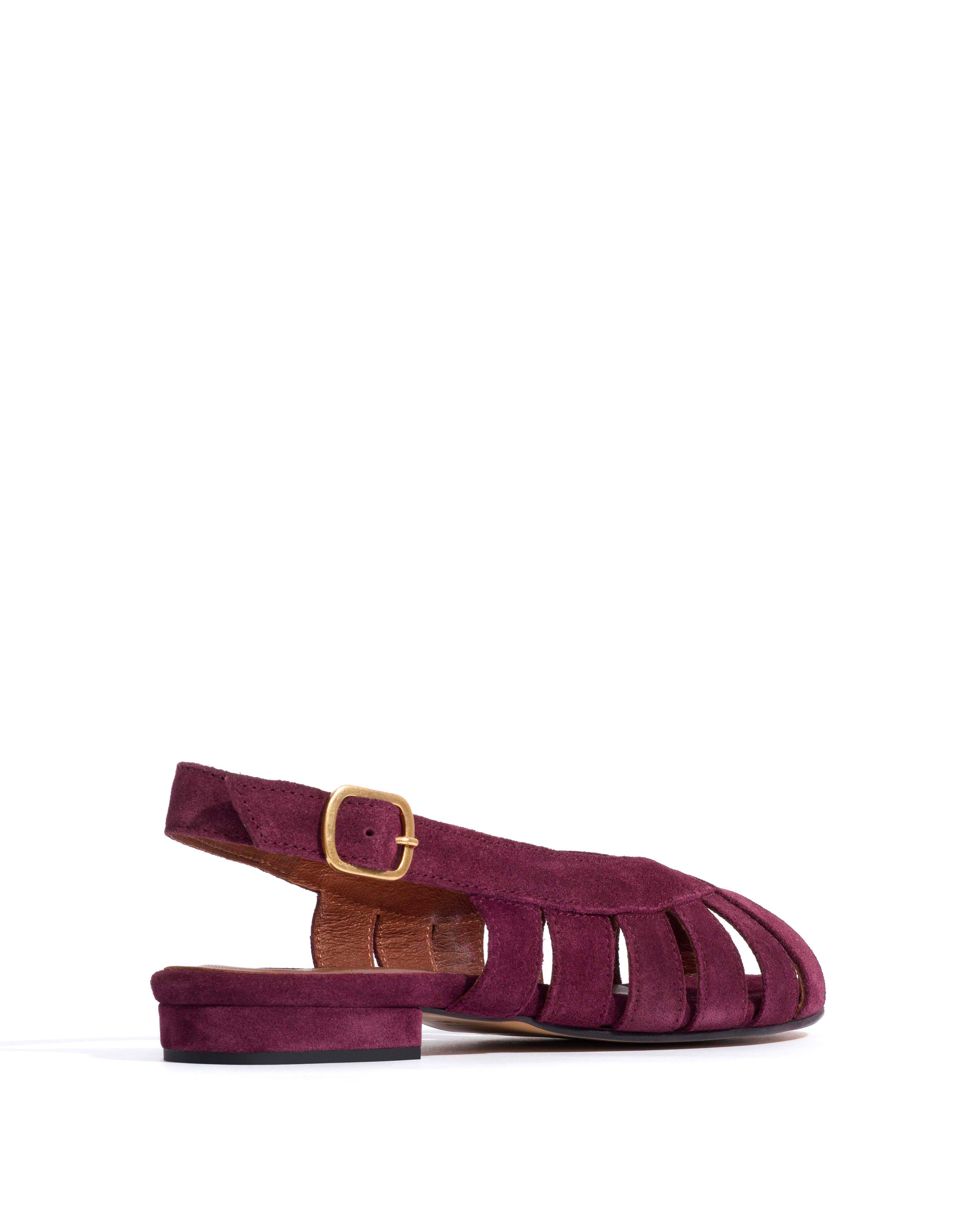 Sophie 20 Calf suede Fig purple - Image 3