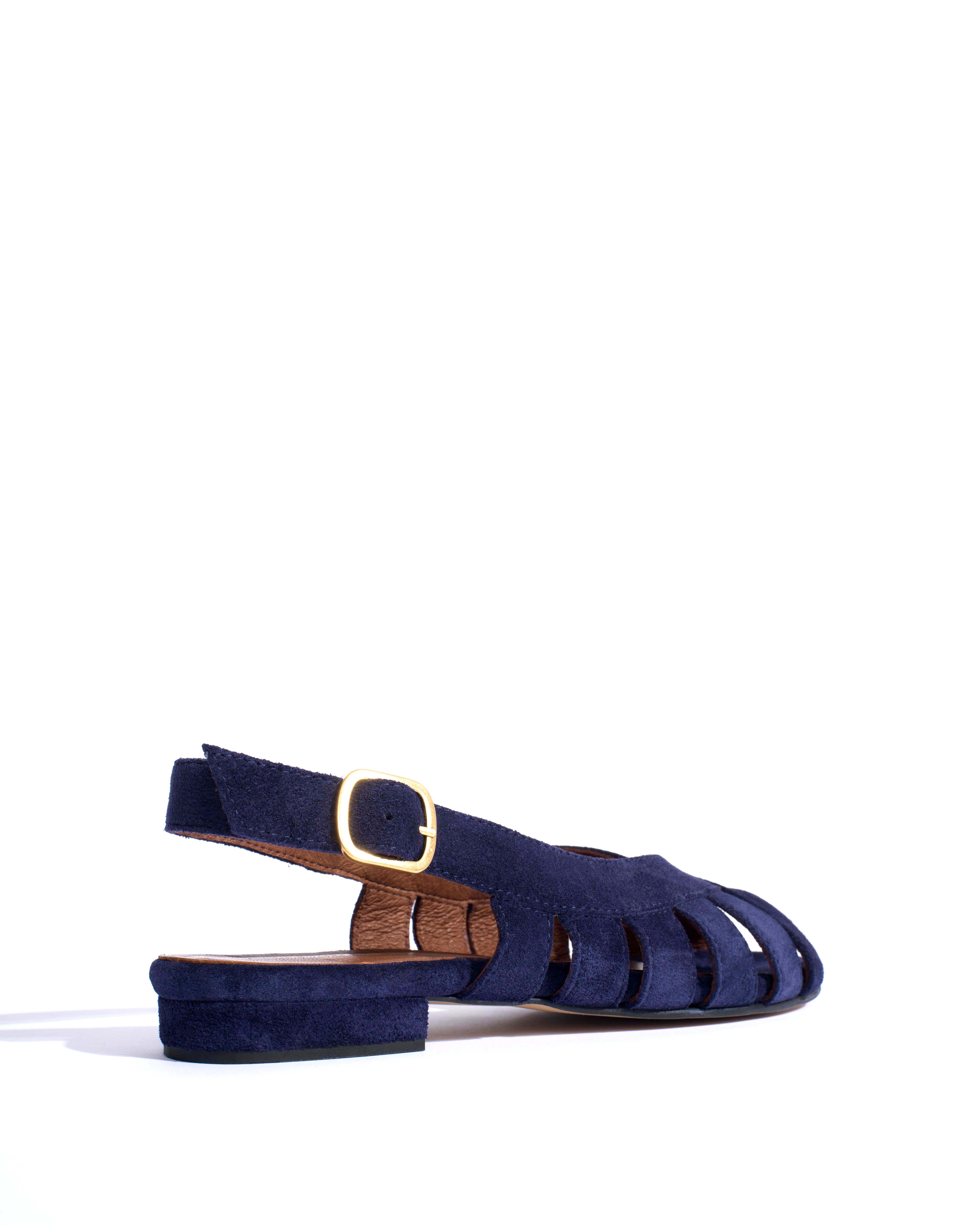Sophie 20 Calf suede Ink blue - Image 3
