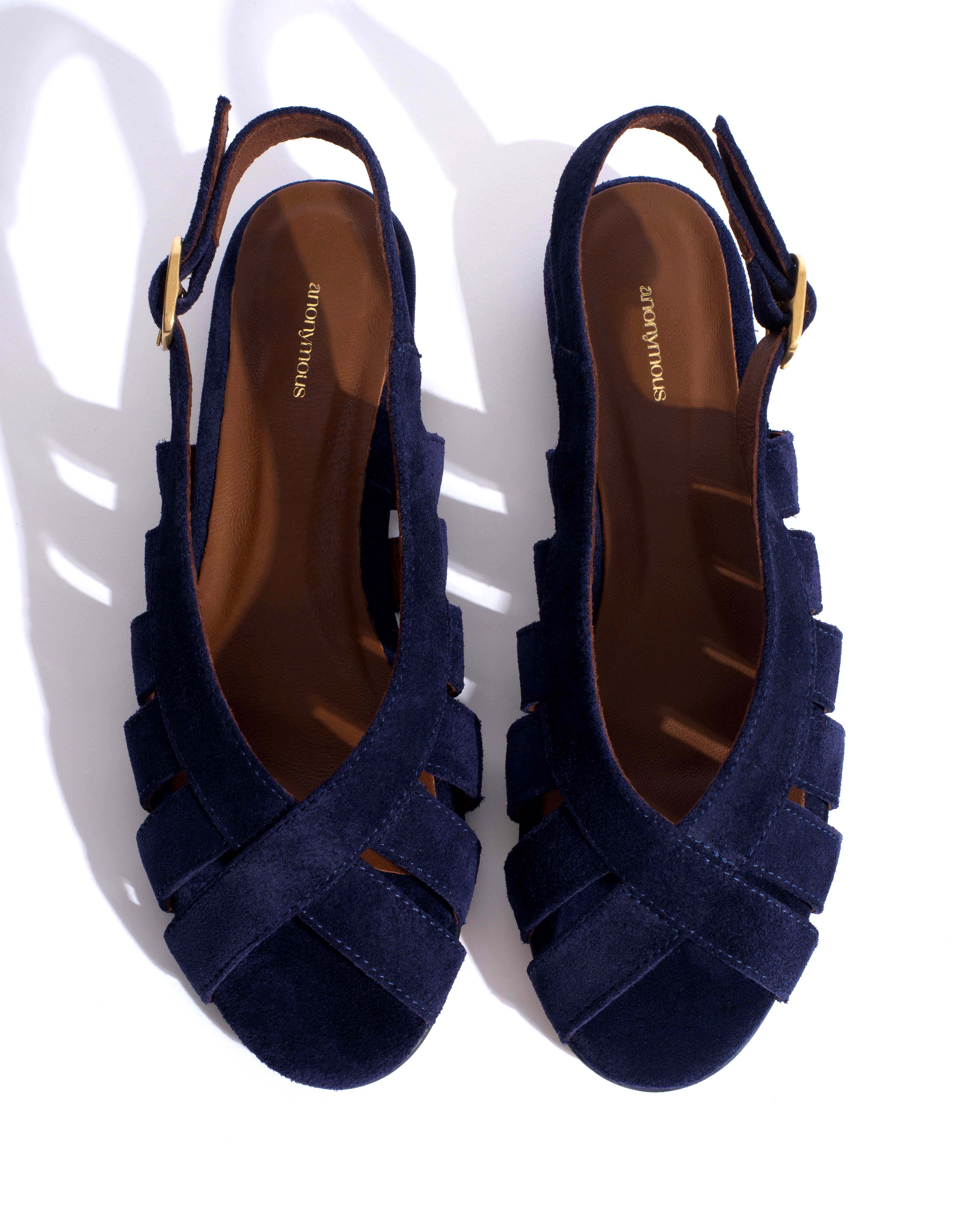 Sophie 20 Calf suede Ink blue - Image 4