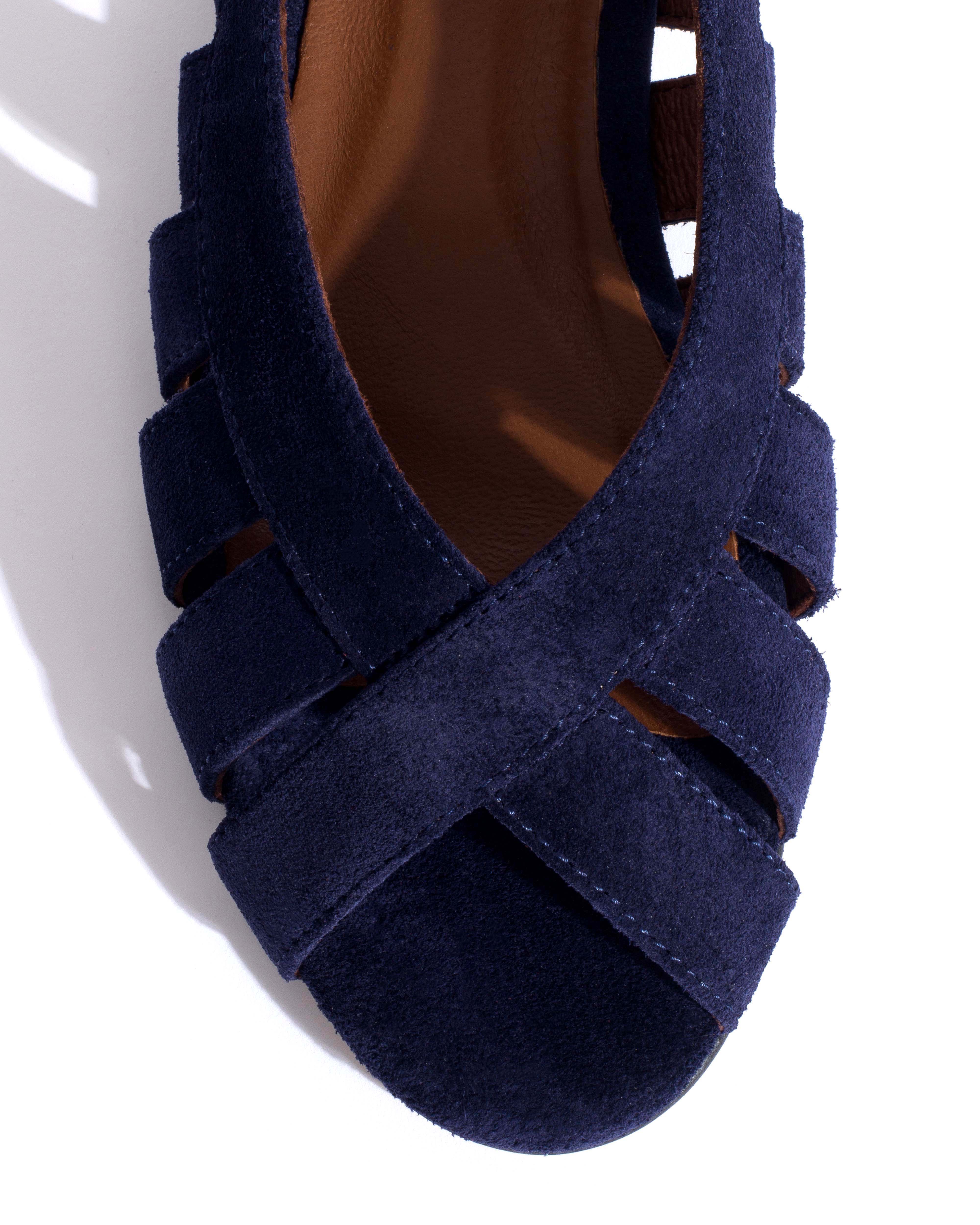 Sophie 20 Calf suede Ink blue - Image 5