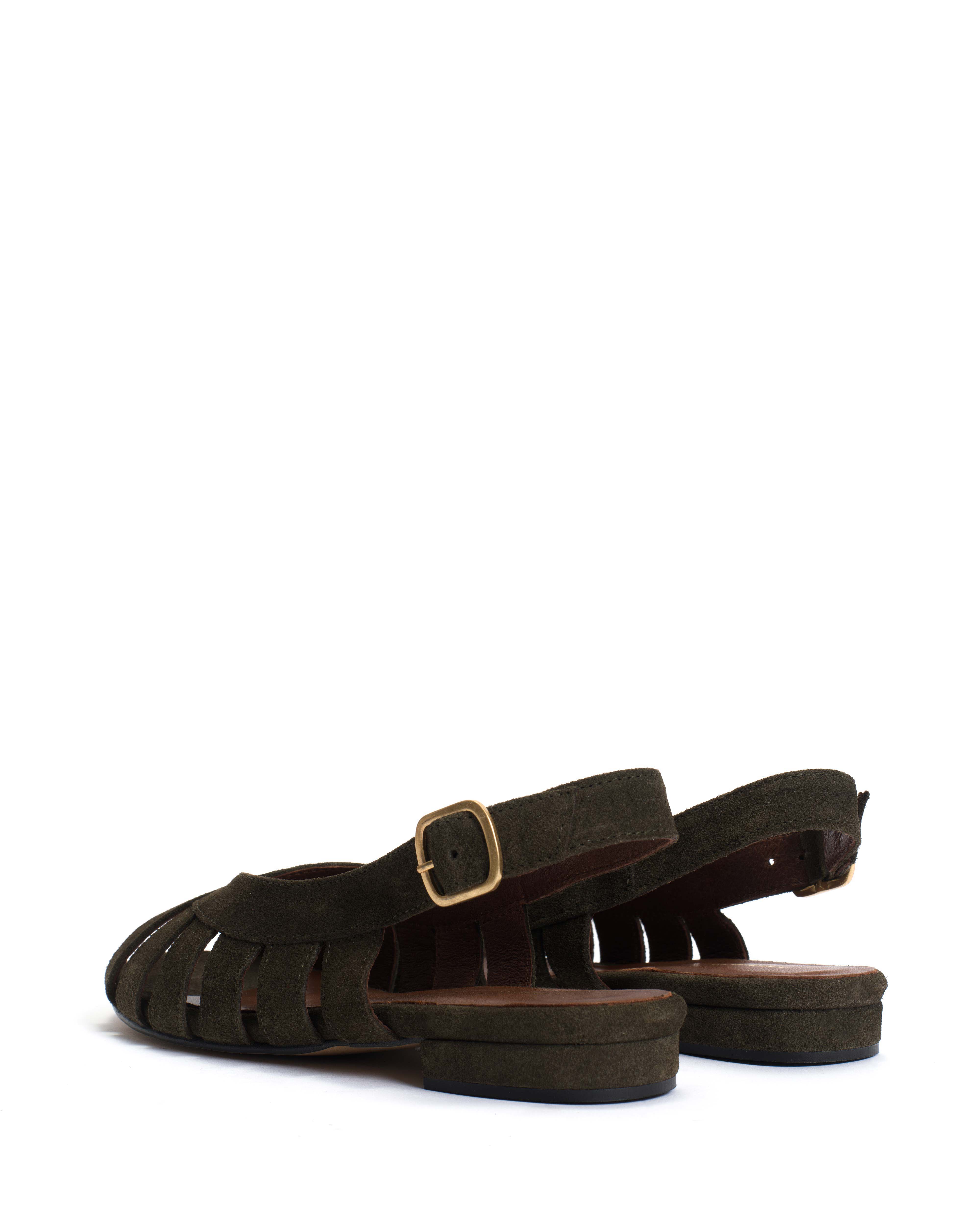 Sophie 20 Calf suede Moss green - Image 4