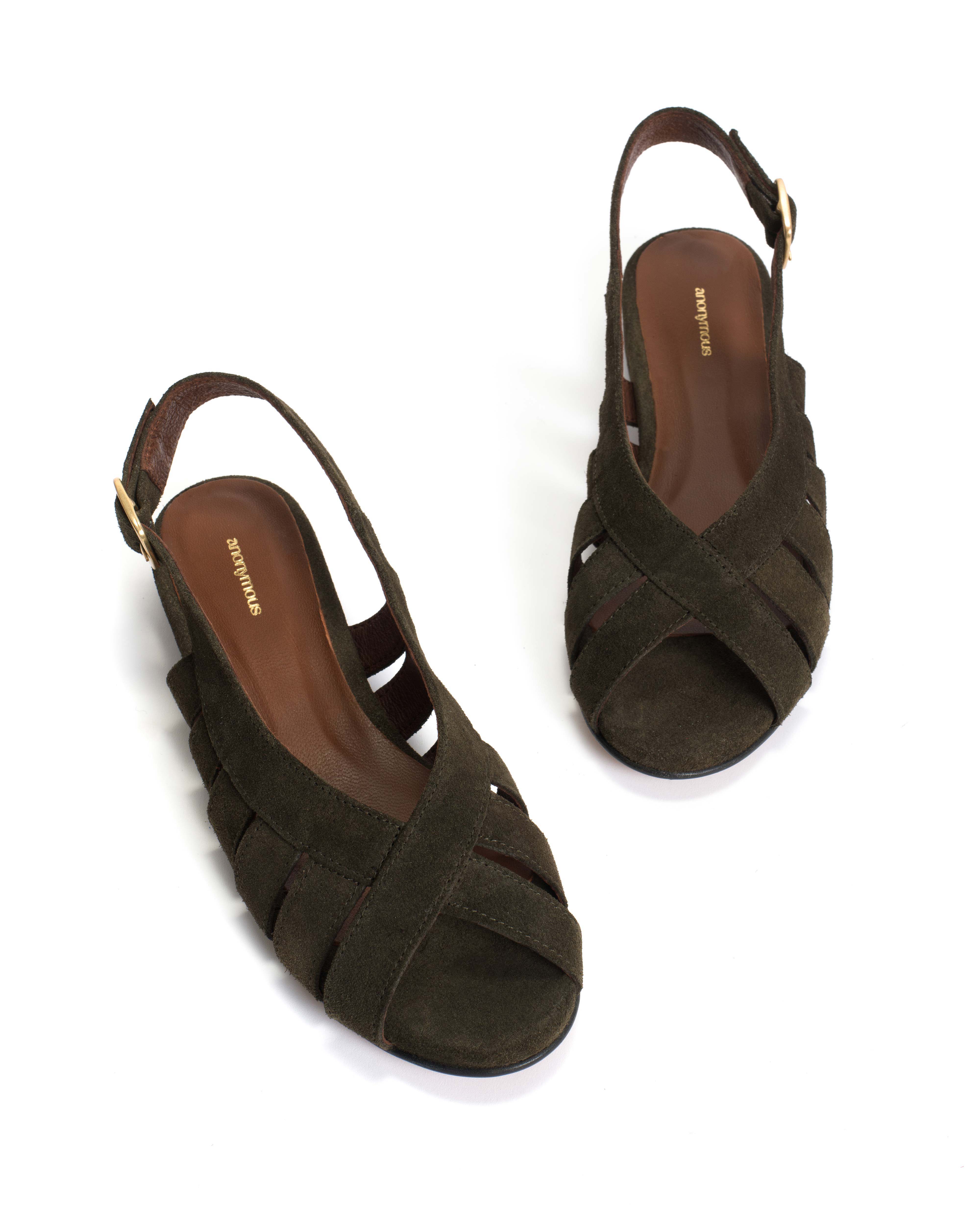 Sophie 20 Calf suede Moss green - Image 5