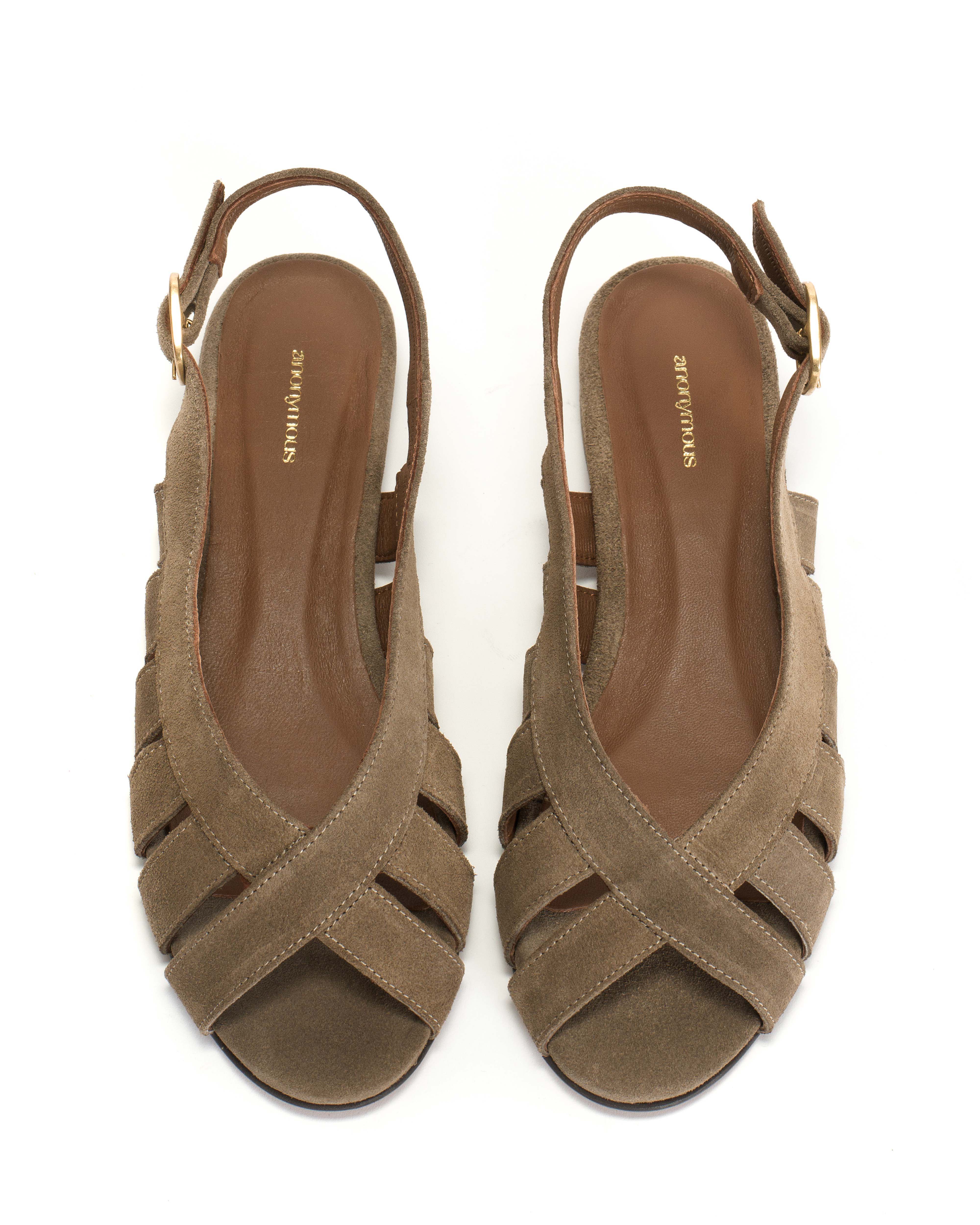 Sophie 20 Calf suede Mushroom - Image 4