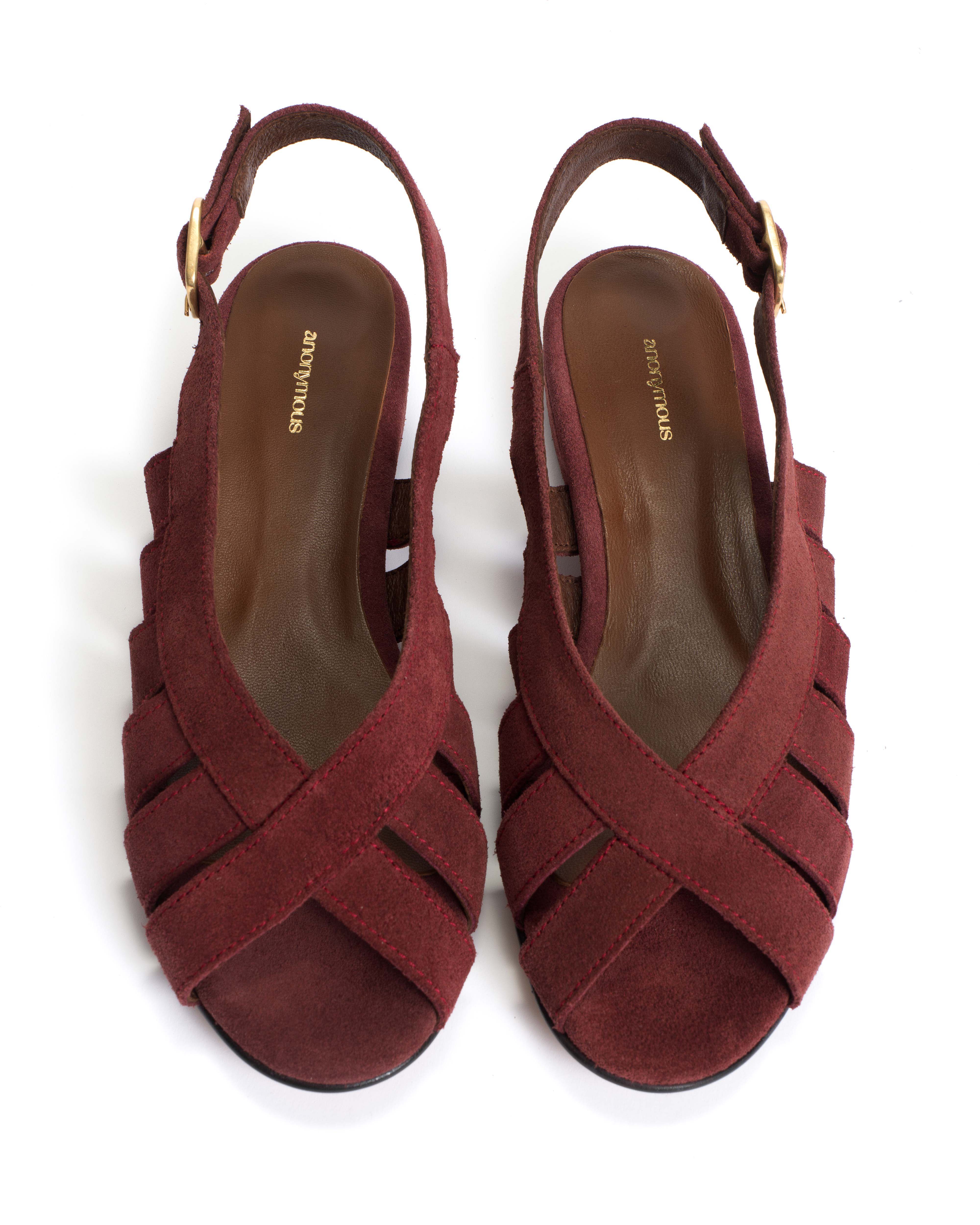 Sophie 20 Calf suede Pomegranate - Image 3