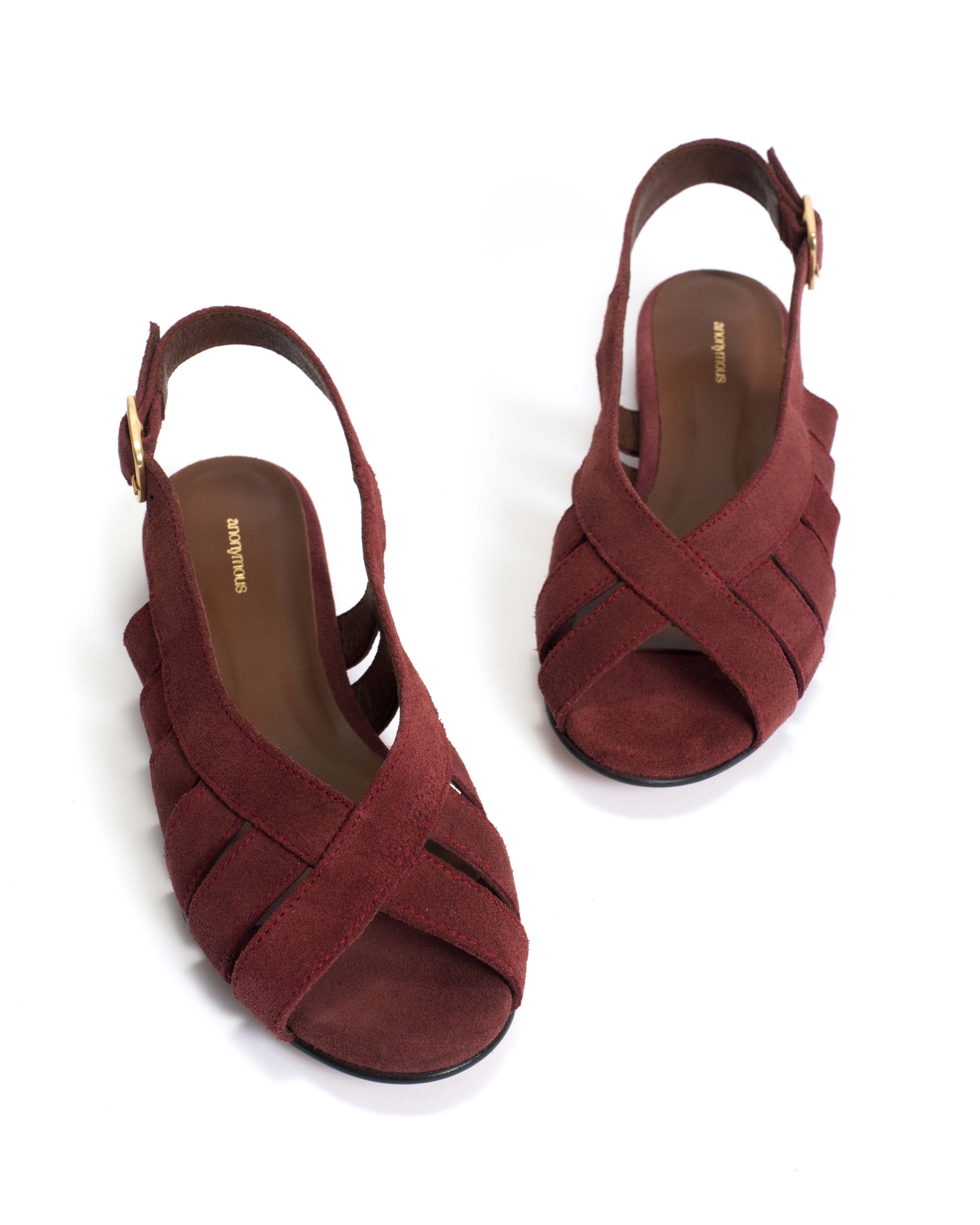 Sophie 20 Calf suede Pomegranate - Image 5