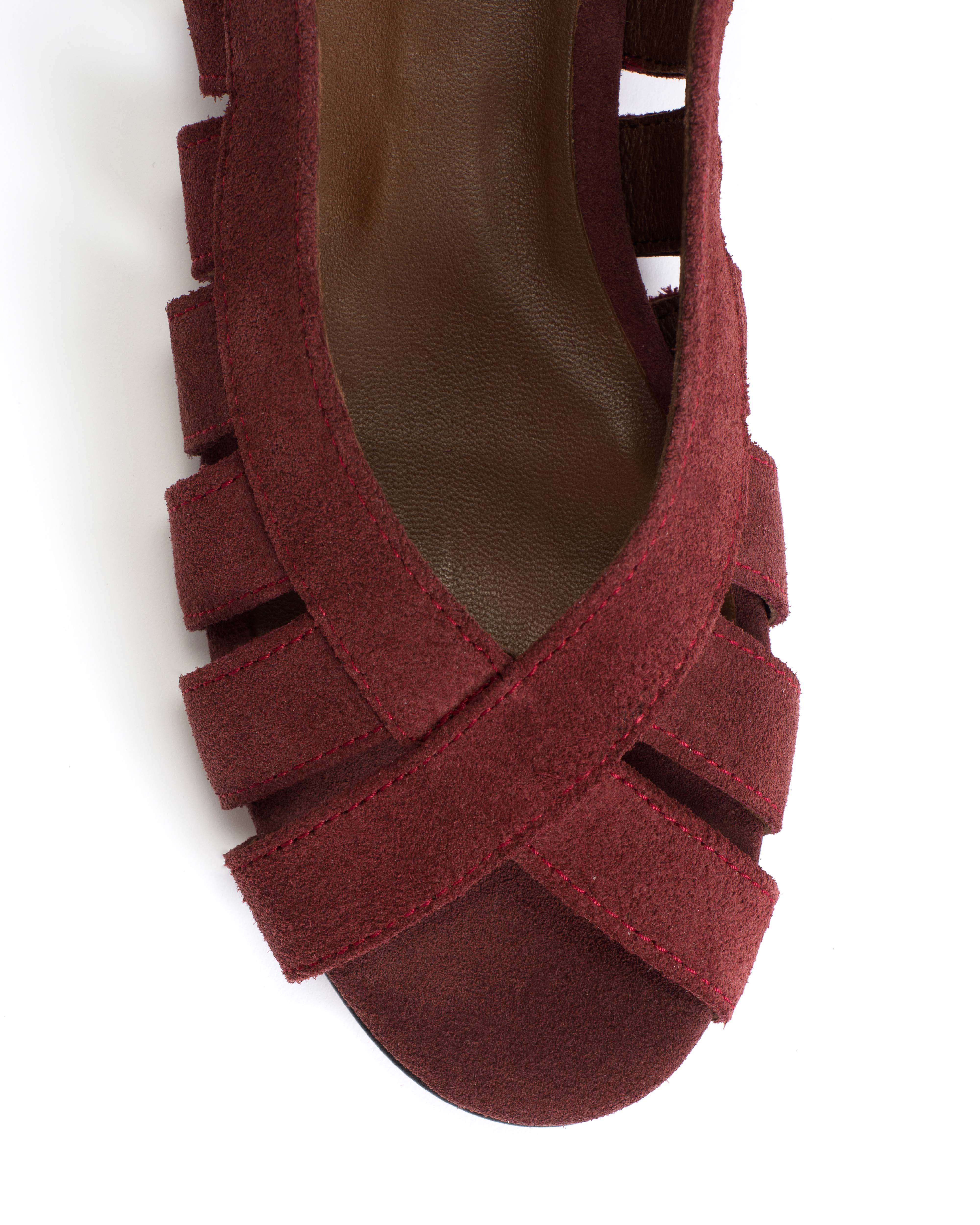 Sophie 20 Calf suede Pomegranate - Image 6
